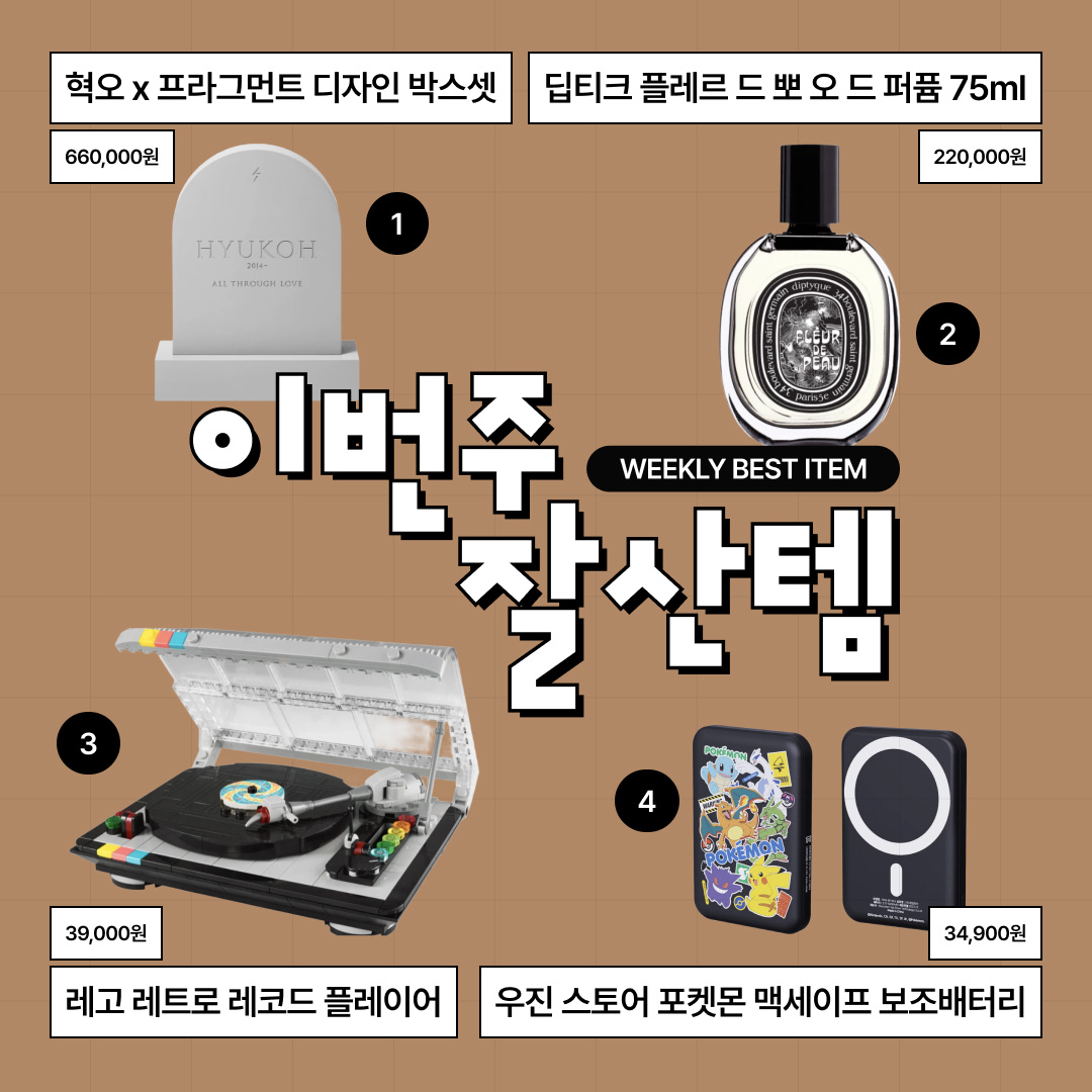 혁오 x 프라그먼트 디자인 퓨너럴 포 어 프렌드 바이닐 박스셋