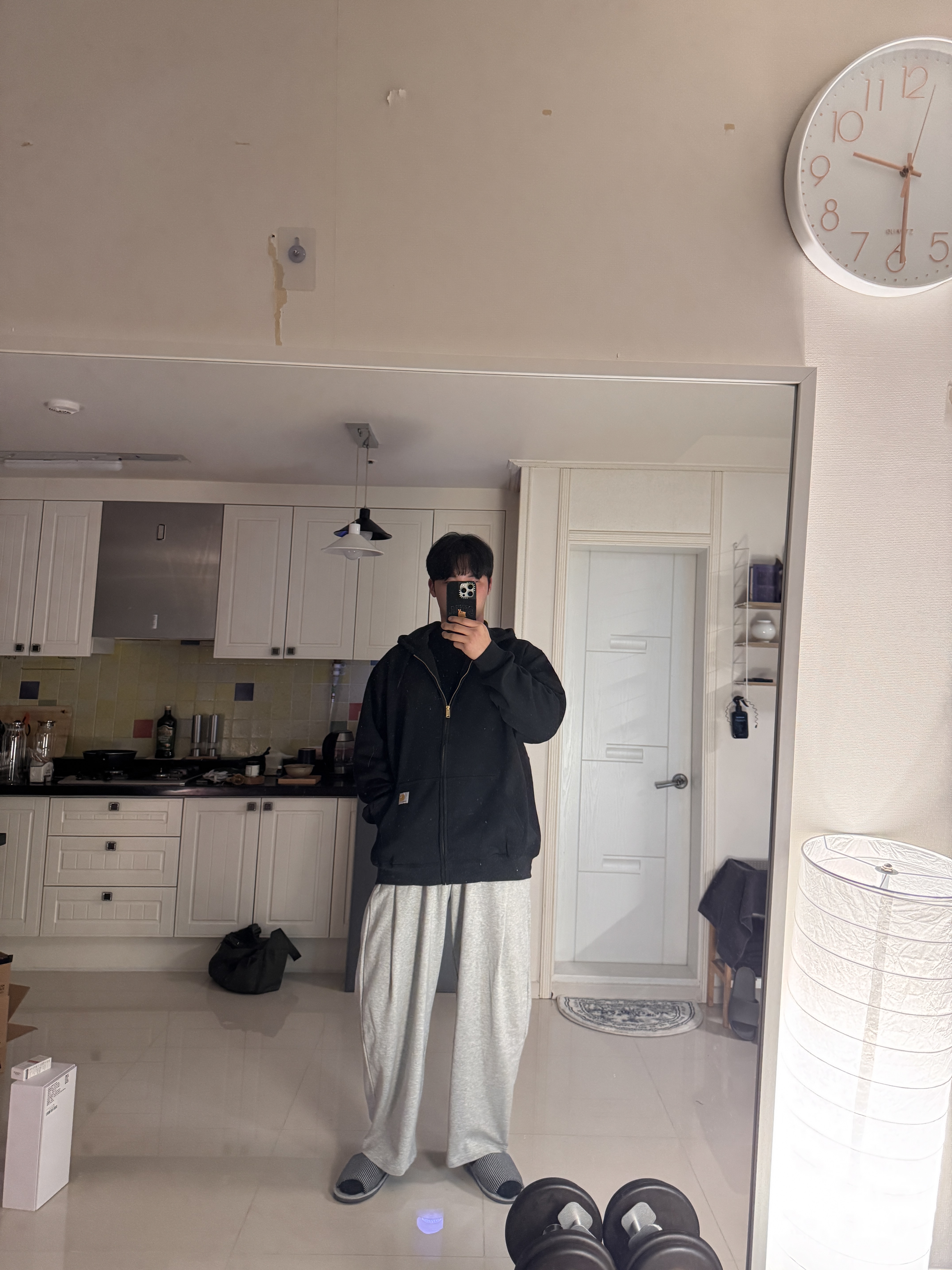 Suade Two Tuck Long Pants Grey, Carhartt Loose Fit Midweight Regular Full Zip Sweatshirt Black 착용 스타일