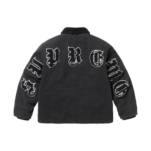 슈프림 x B.B. 사이먼 스터드 워크 자켓 블랙 - 24FW | Supreme