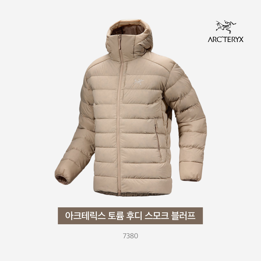 Arc'teryx Thorium Hoody Smoke Bluff, Fila Echappe MS Silver Moon 착용 스타일 - 3