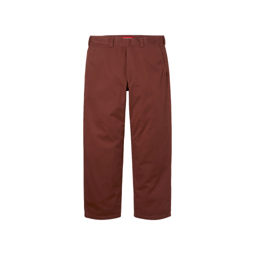 슈프림 워시드 헤링본 치노 팬츠 블랙 - 24FW | Supreme | KREAM