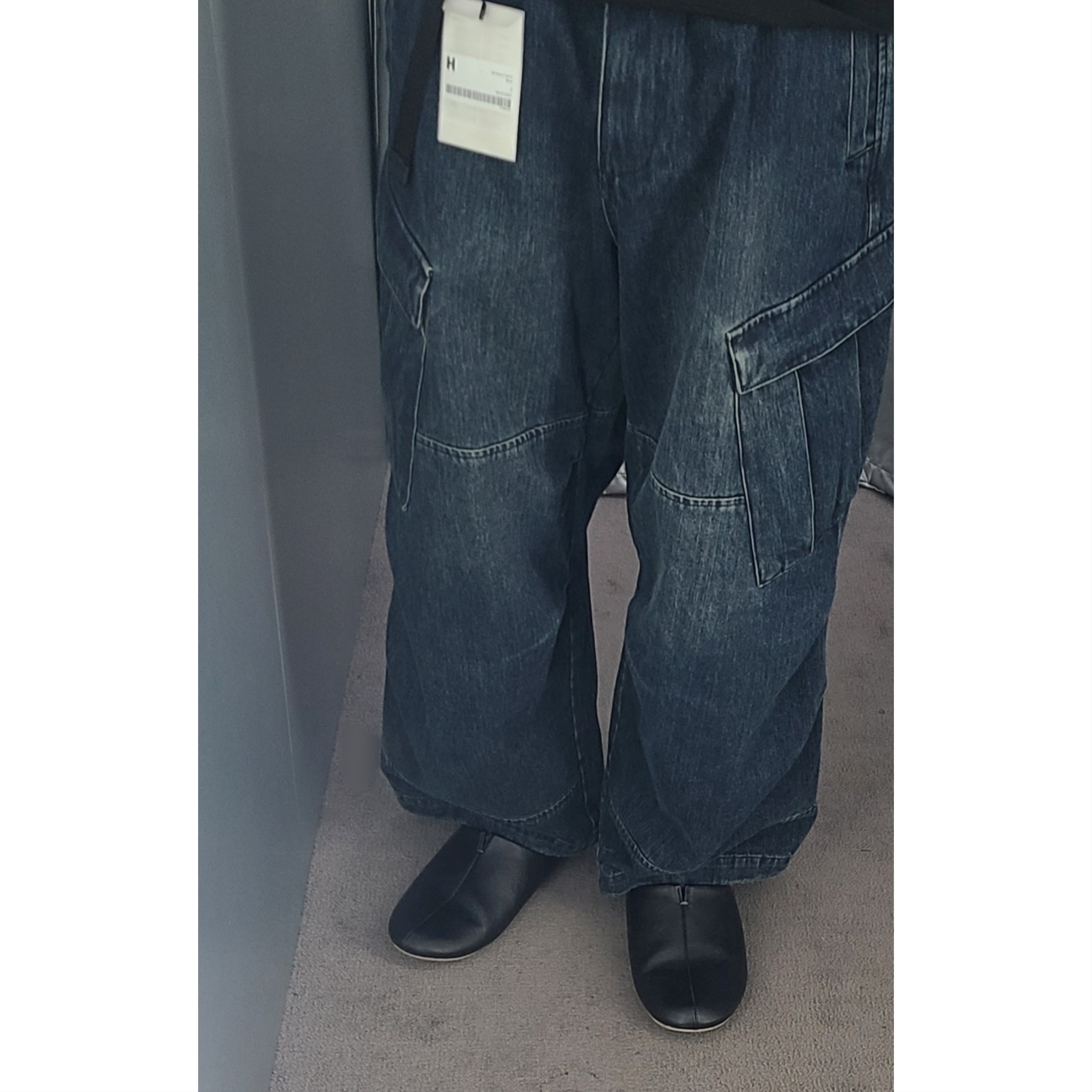 Hatchingroom Mil Pants Denim Blue 착용 스타일 - 1