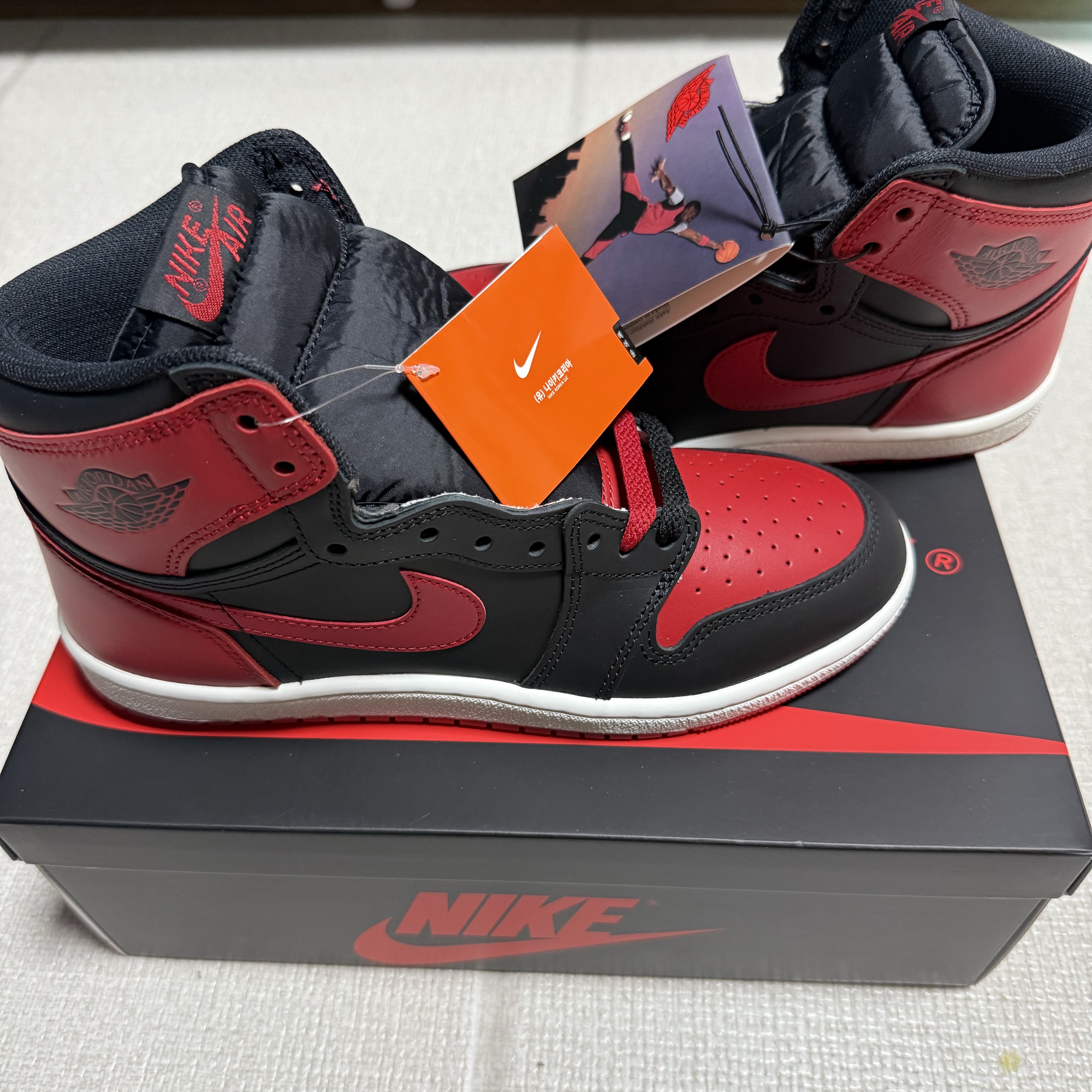 Jordan 1 High 85 Bred 착용 스타일 - 1