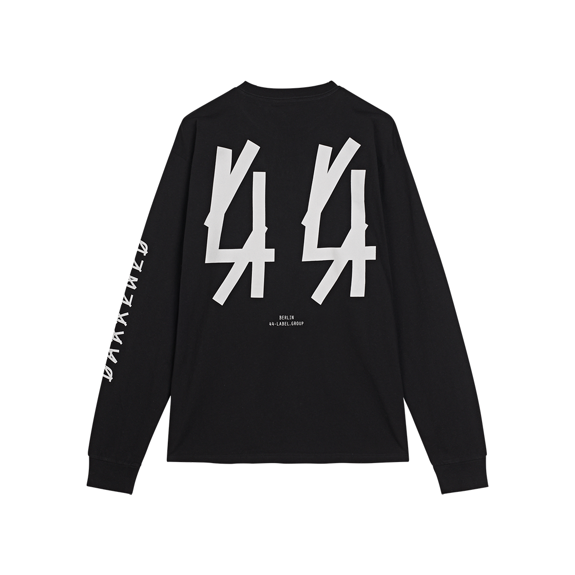 KM5BTSLFL10BK 44 Label Group Darkened Longlseeve Black - 25SS