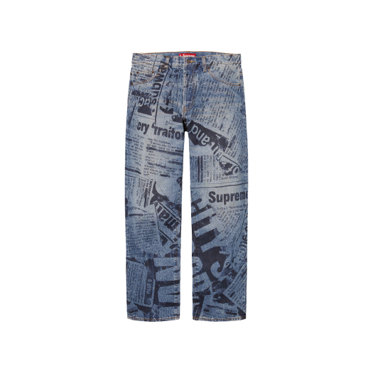 슈프림 HJR 트롱프 뢰유 루즈 핏 진 블루 - 24FW | Supreme | KREAM 슈프림 HJR 트롱프 뢰유 루즈 핏 진 블루 - 24FW | Supreme | KREAM