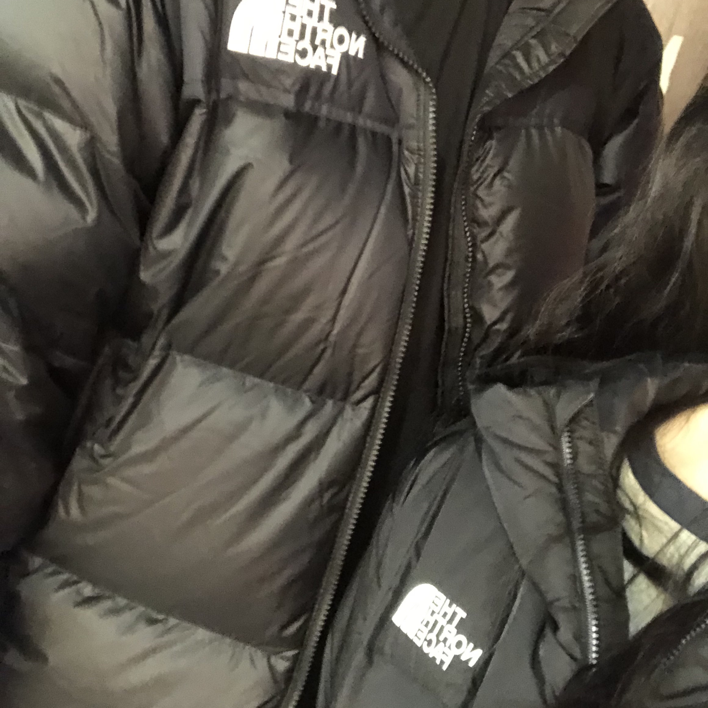 The North Face White Label Wave LT On Ball Jacket Black, The North Face 1996 Eco Nuptse Jacket Black 착용 스타일 - 5