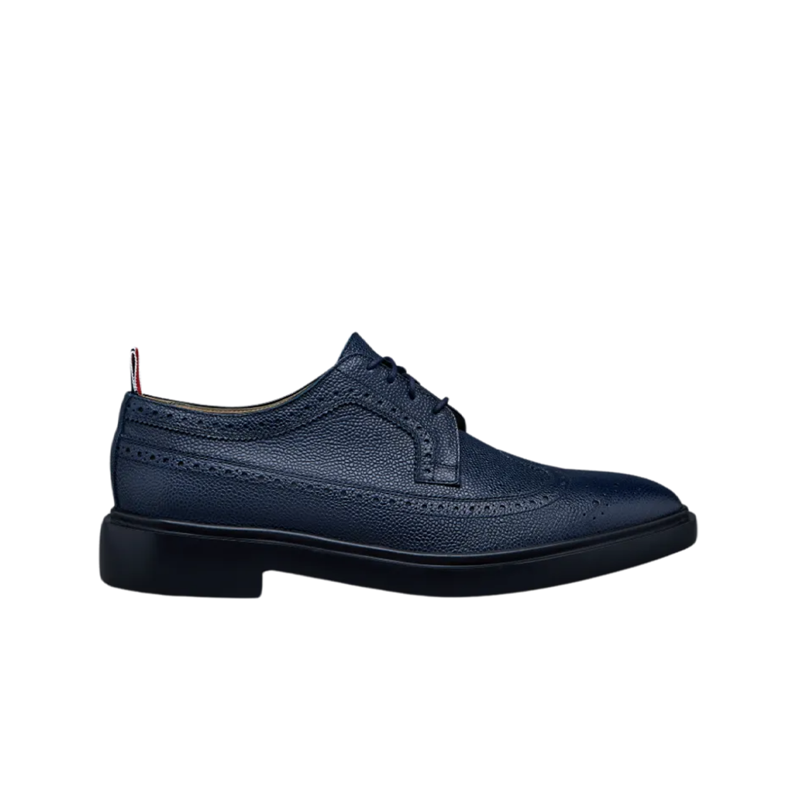 톰브라운 페블 그레인 레더 롱윙 브로그 네이비(Thom Browne Pebble Grain Leather Longwing Brogue Navy)