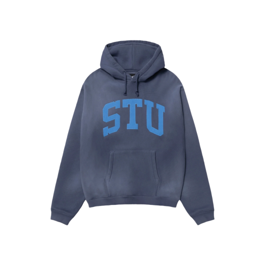 스투시 펠트 패치 니트 후드 블랙 | Stussy | KREAM