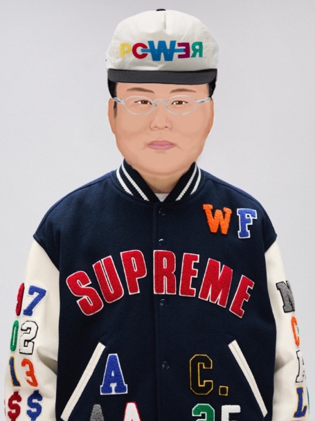 G-DRAGON Power Ball Cap White 착용 스타일
