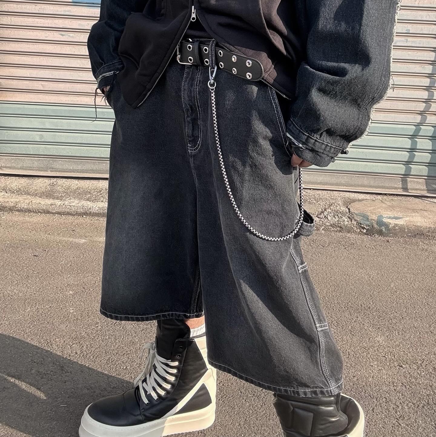 Rick Owens Mega Bumper Geobasket Black Milk 착용 스타일 - 3