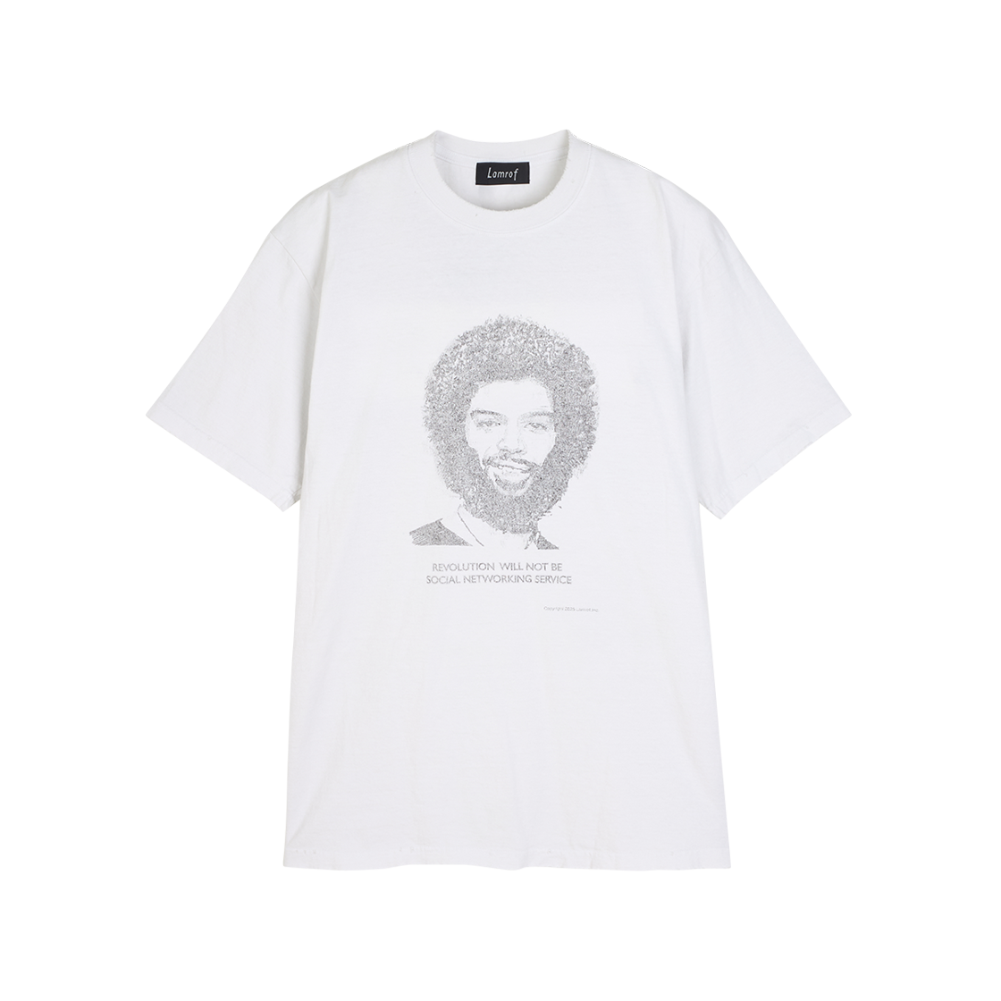 람로프 레볼루션 티 화이트 - 25SS(Lamrof Revolution Tee White - 25SS)