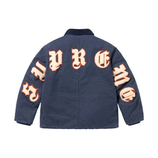 슈프림 x B.B. 사이먼 스터드 워크 자켓 블랙 - 24FW | Supreme