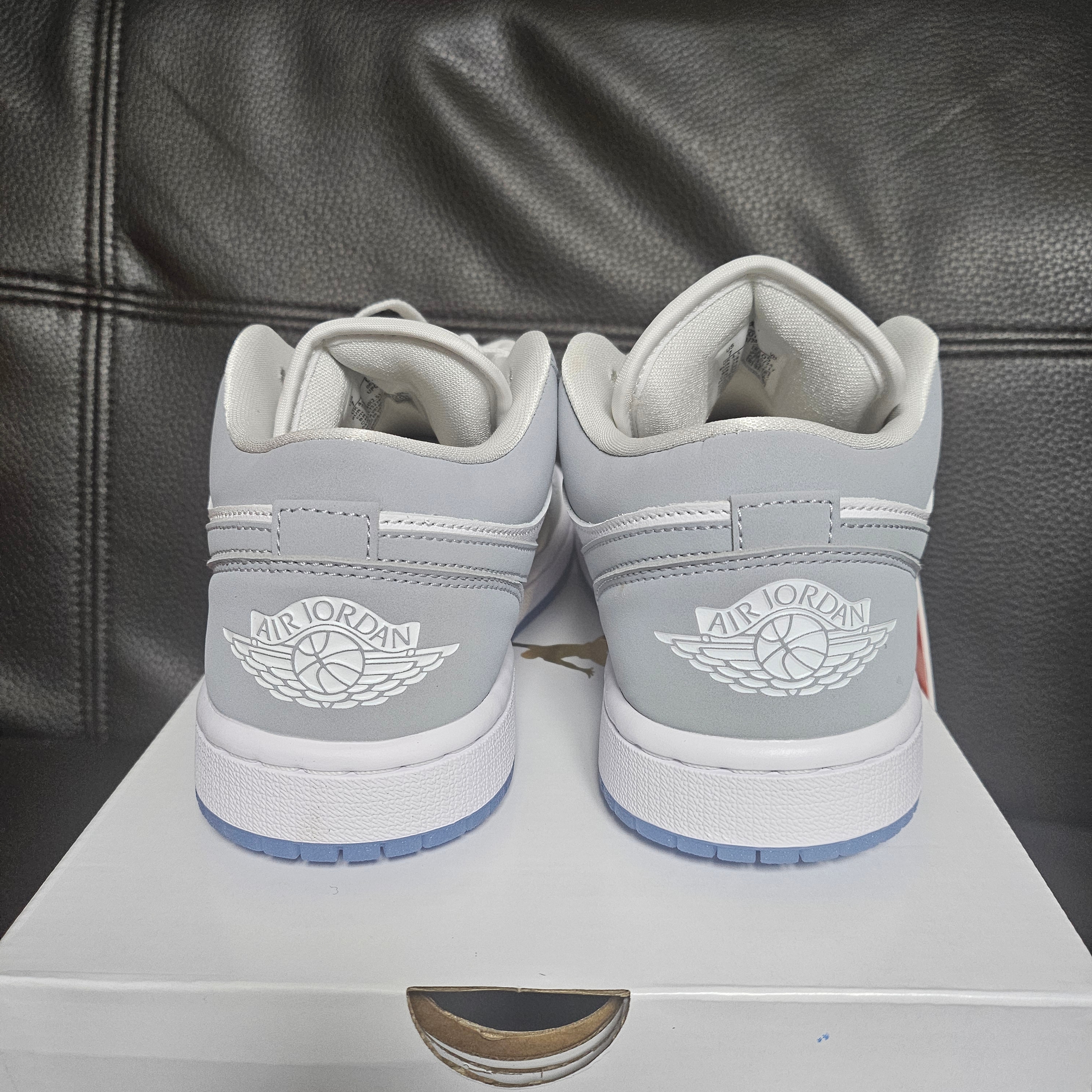 (W) Jordan 1 Low White Wolf Grey 착용 스타일 - 3