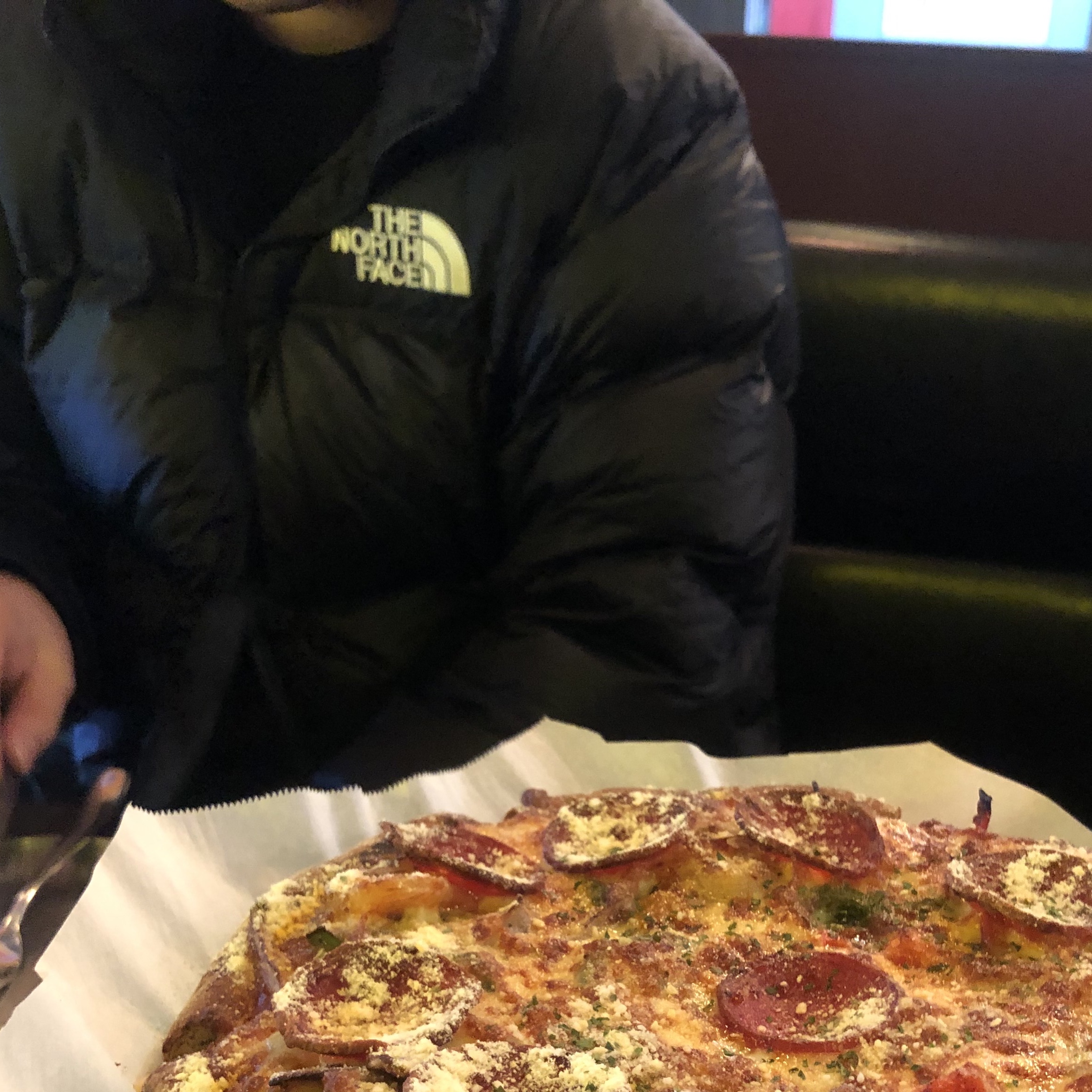 The North Face White Label Wave LT On Ball Jacket Black, The North Face 1996 Eco Nuptse Jacket Black 착용 스타일 - 6