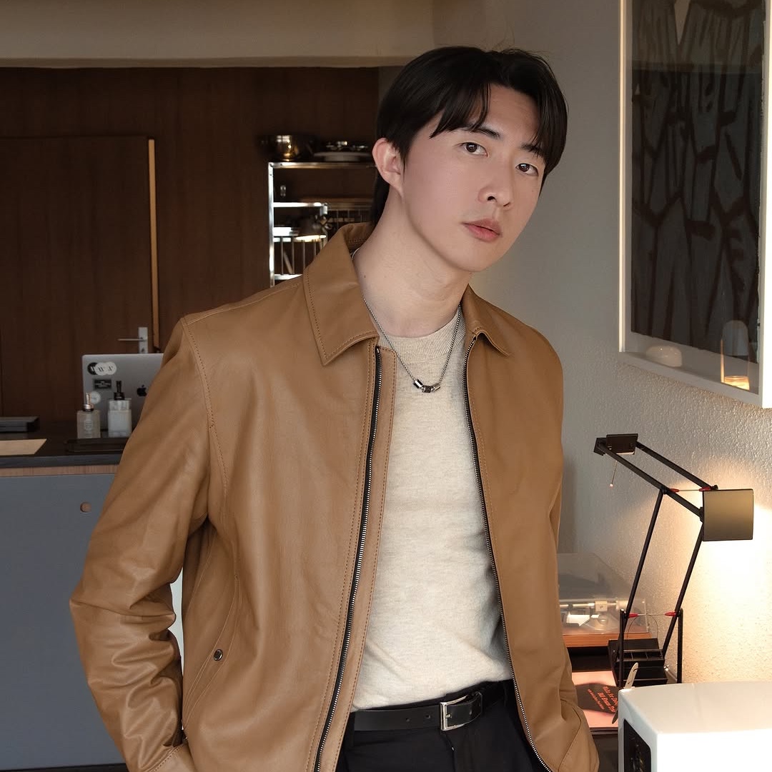 Emporio Armani Stainless Steel Necklace Silver 착용 스타일