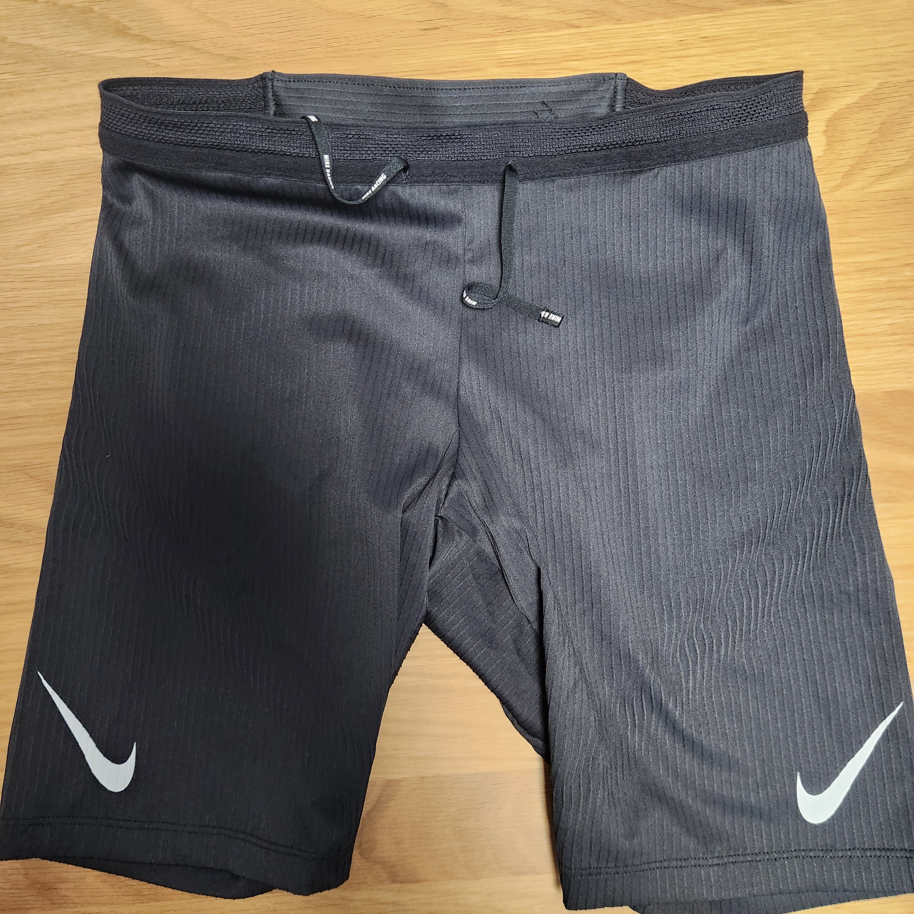 Nike Dri-Fit ADV Aeroswift Running Half Tights Black - Asia 착용 스타일