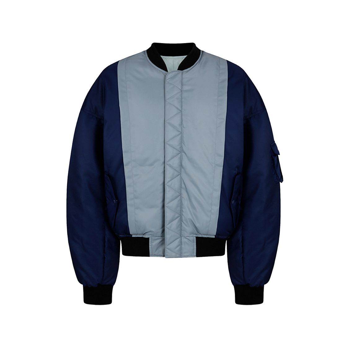 홍우성 리버시블 엠에이1 다운 봄버 퍼플&네이비(Hongwoosung Reversible Ma1 Down Bomber Purple&Navy) - 2