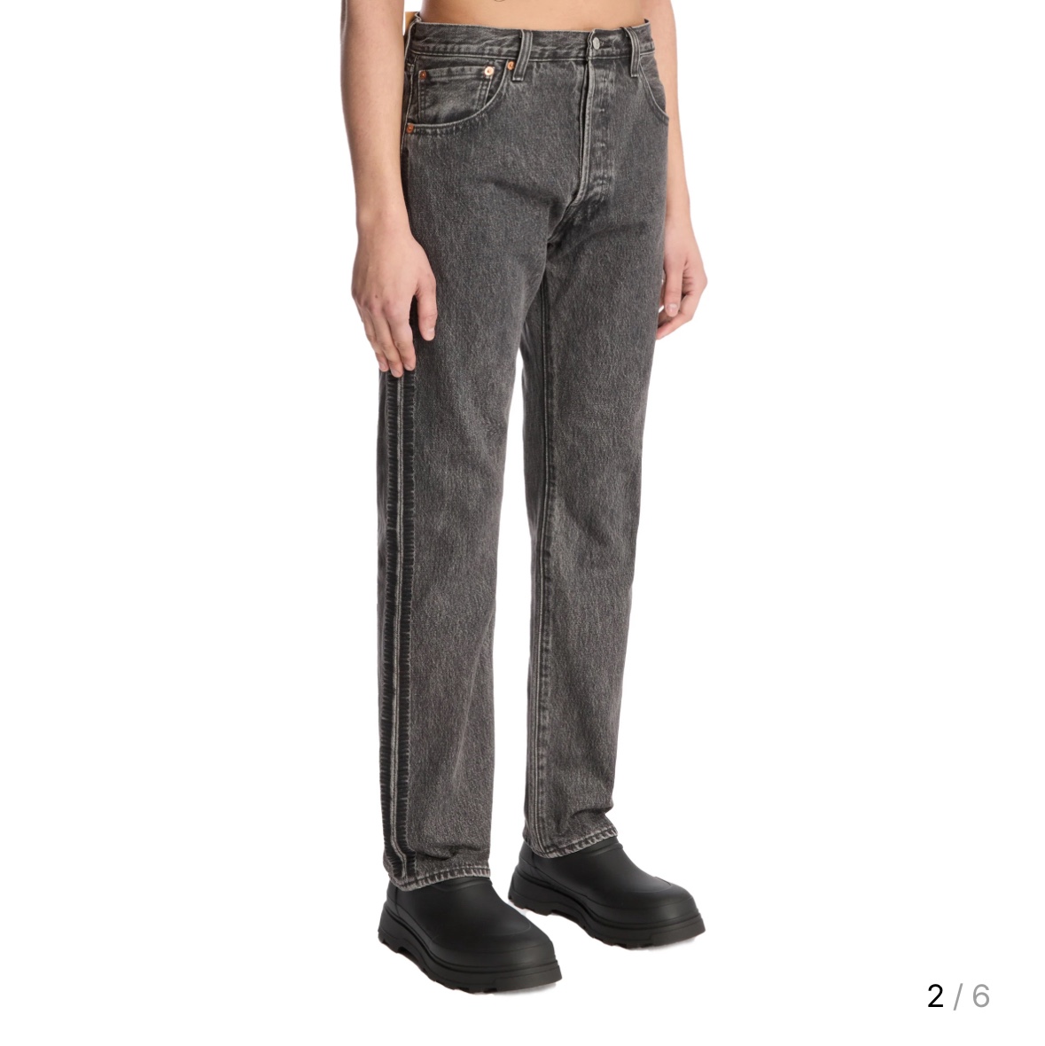 Levi’s x Undercover UC1E9501 Pants Gray 착용 스타일 - 1