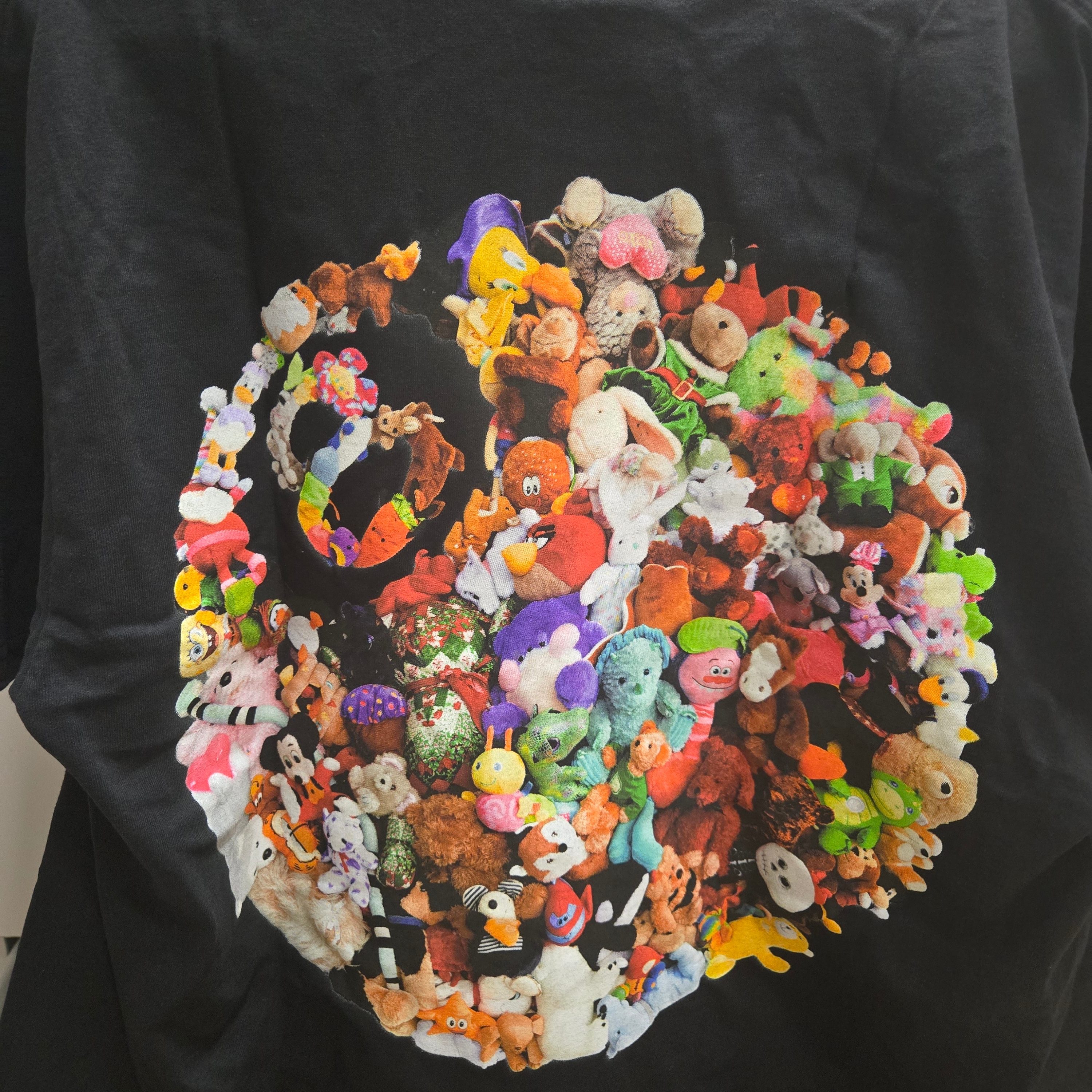 Stussy Plush T-Shirt Black 착용 스타일