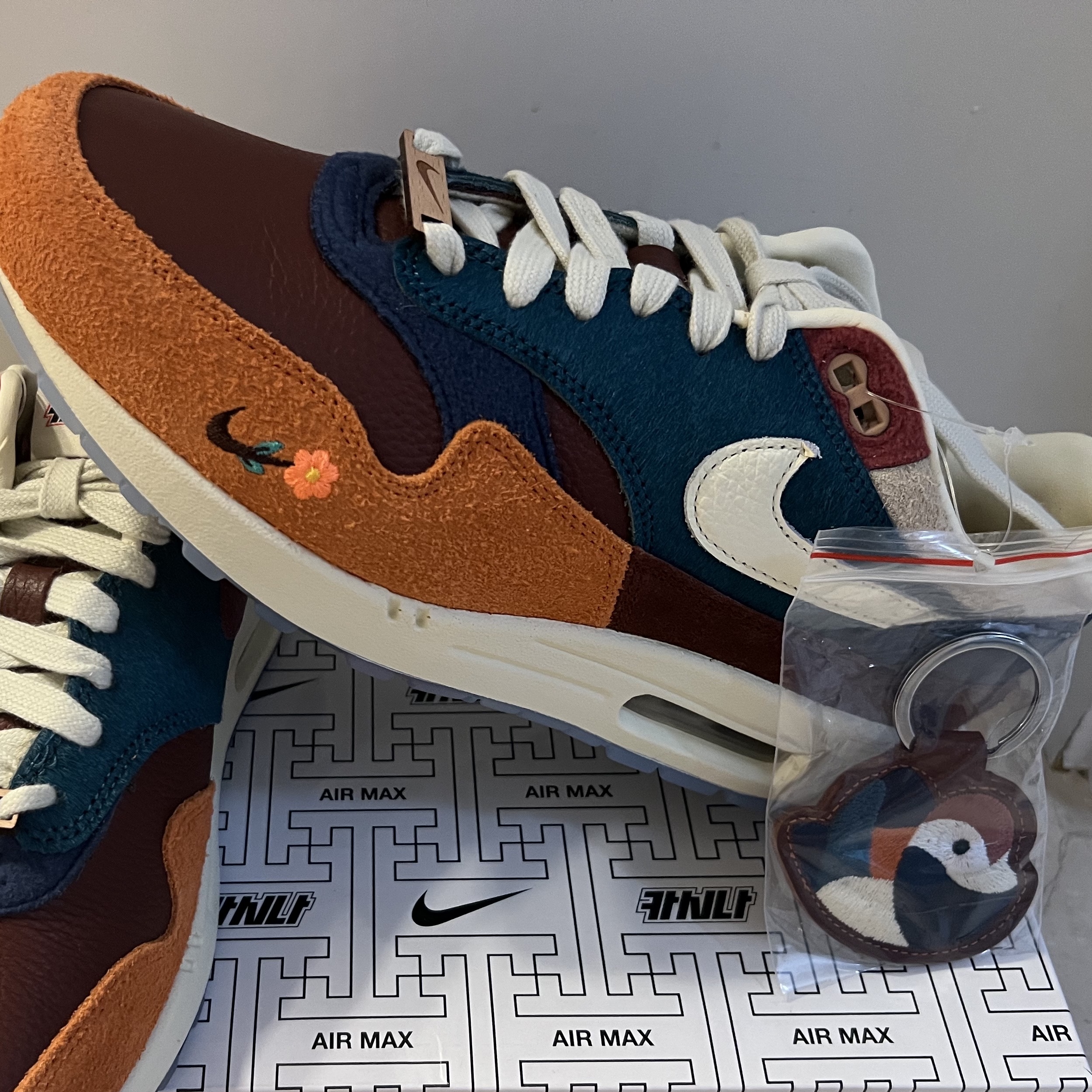 Nike x Kasina Air Max 1 SP Won-Ang Orange 착용 스타일