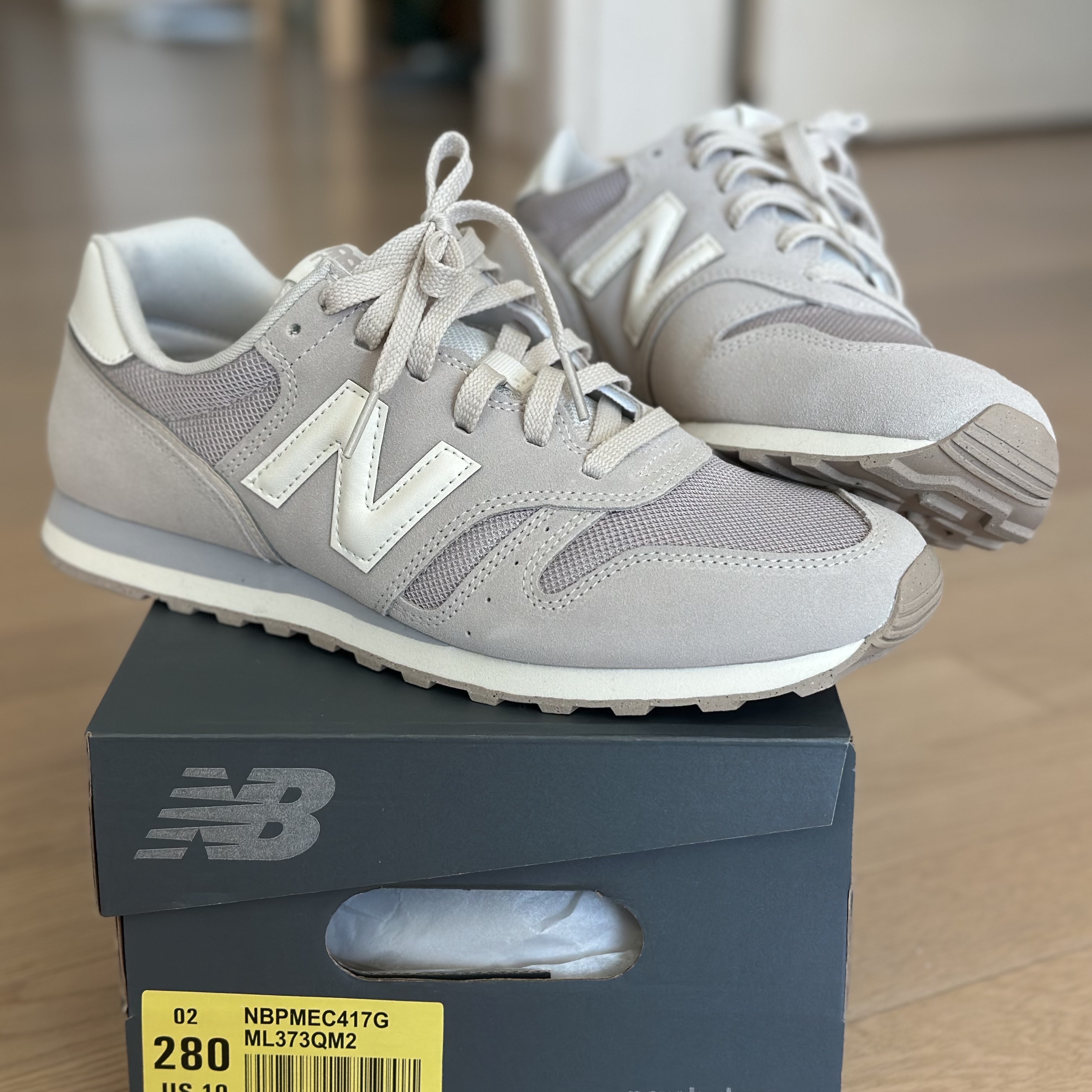 New Balance ML373Q Gray - D Standard 착용 스타일 - 1