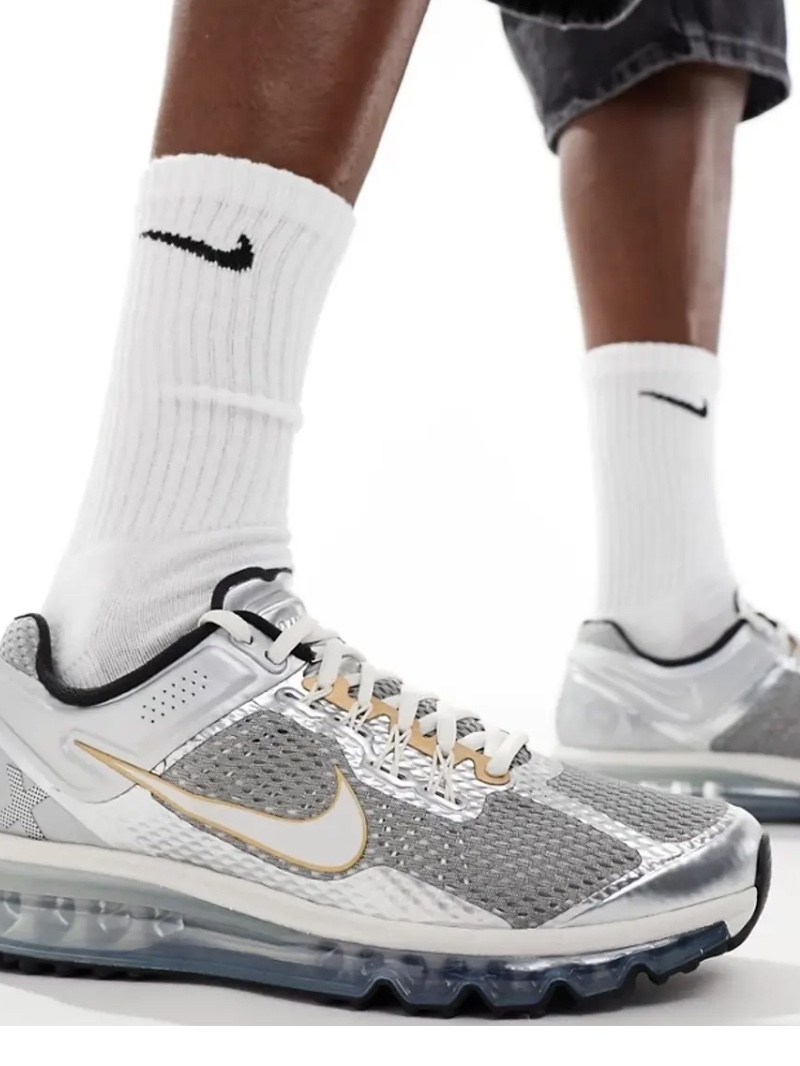 Nike Air Max 2013 Metallic Silver Metallic Pewter 착용 스타일 - 2