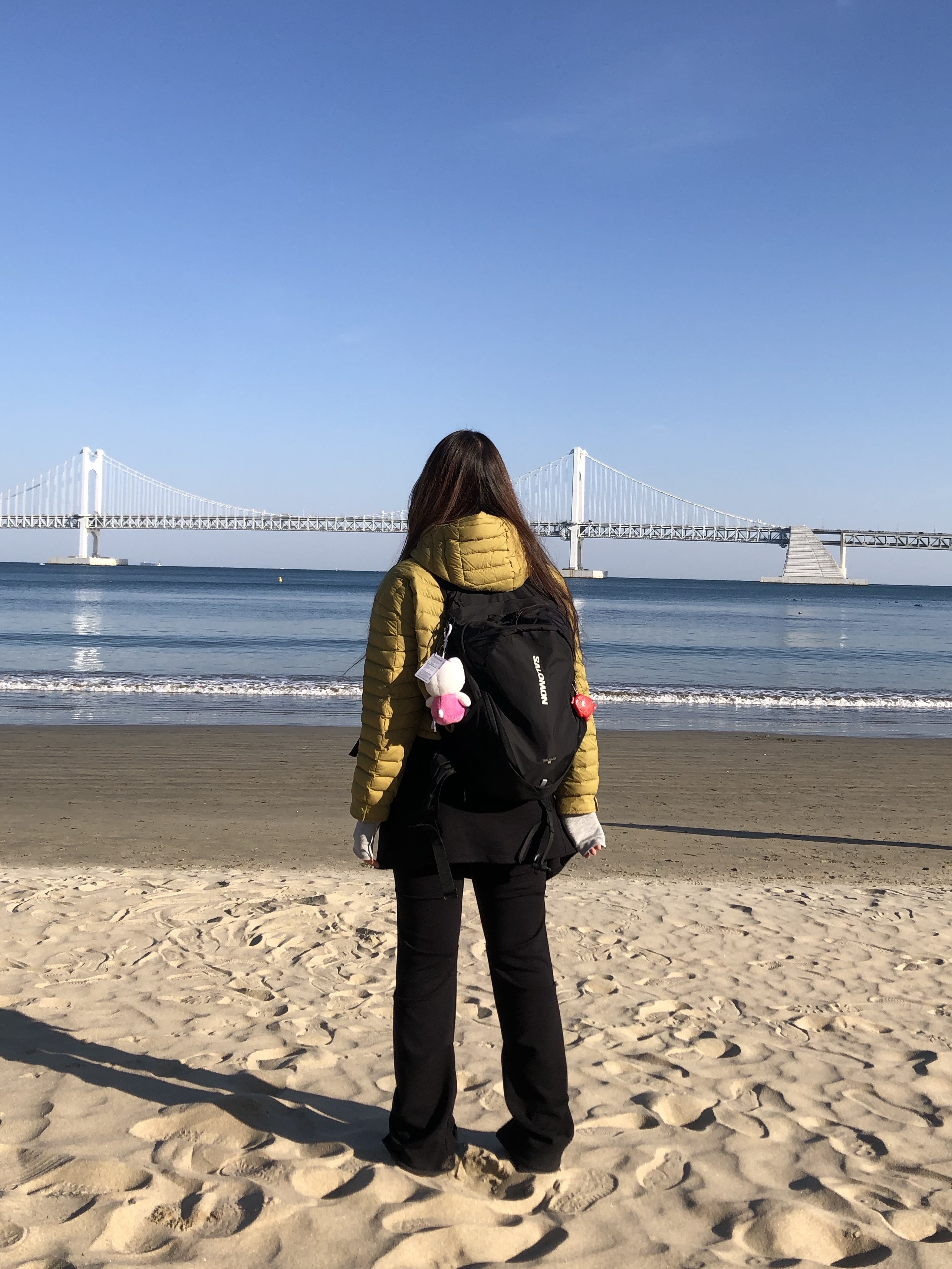 살로몬 트레일블레이저 20 블랙 (뉴 버젼), 스부 패커블 F-라인 블랙 착용 스타일 - 2