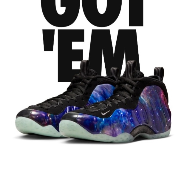 Nike Air Foamposite One Galaxy 착용 스타일 - 3