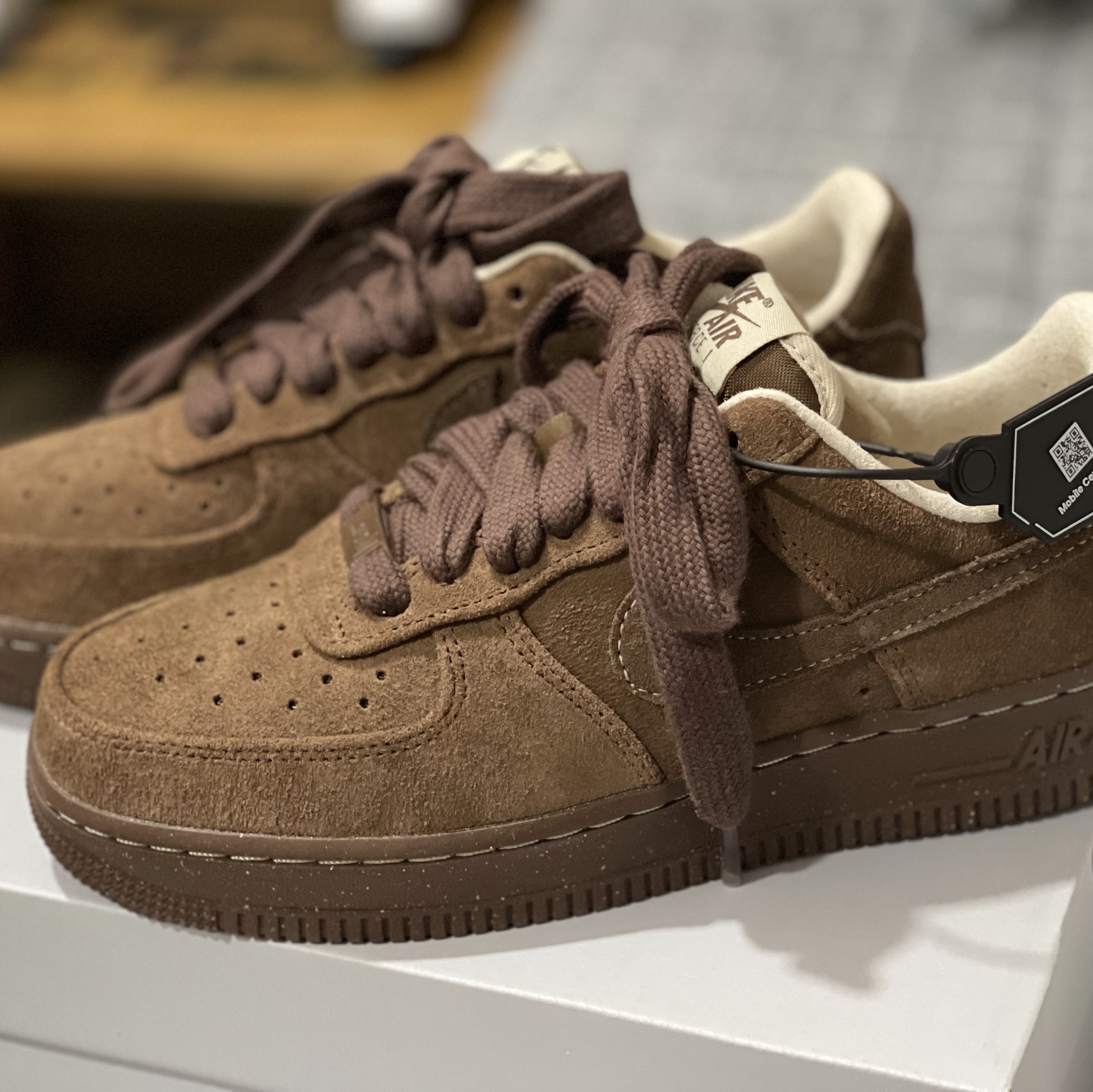 (W) Nike Air Force 1 '07 Cacao Wow 착용 스타일