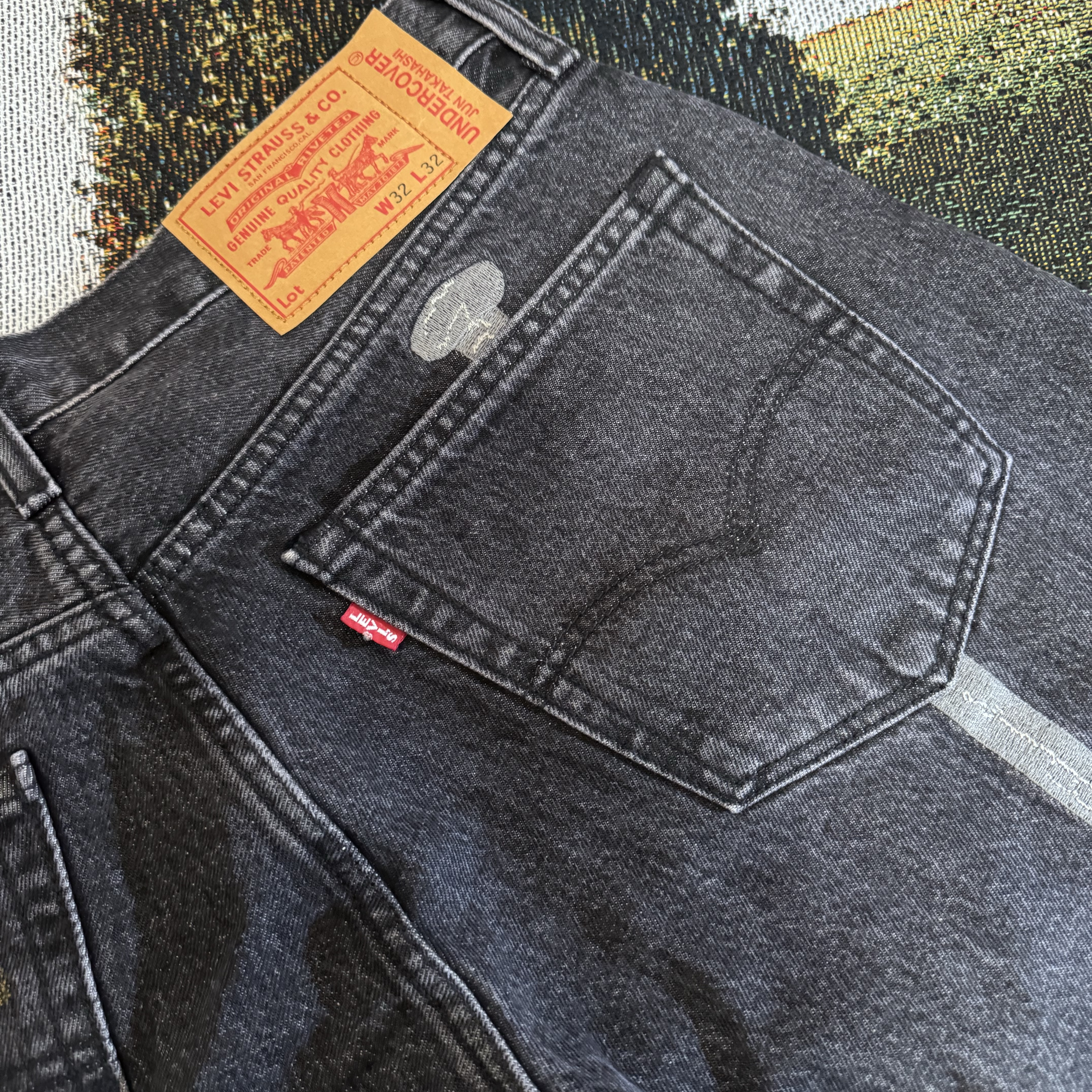 Levi’s x Undercover UC1E9502 Pants Black 착용 스타일 - 2