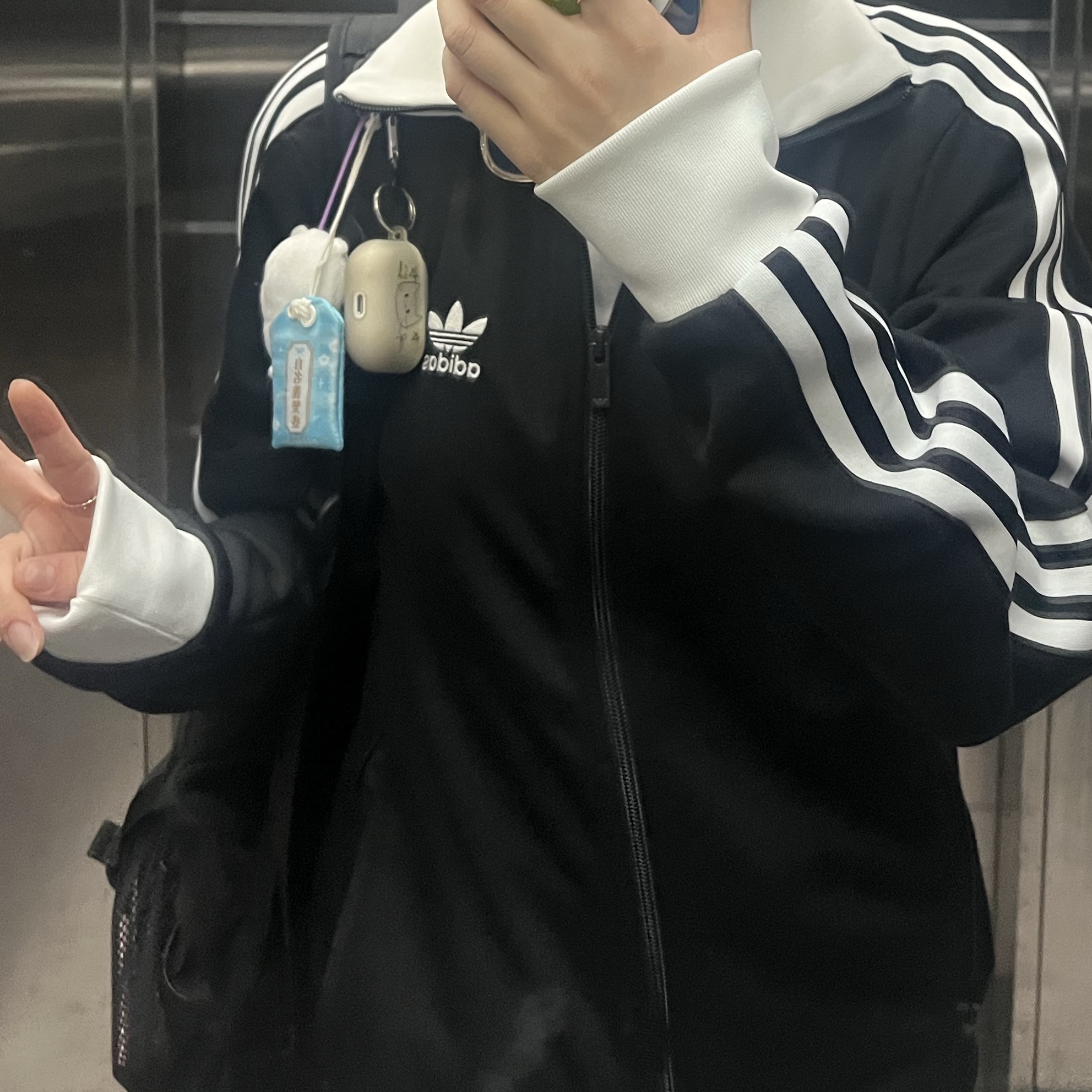 Adidas Adicolor Classics Beckenbauer Track Jacket Black - US Sizing 착용 스타일