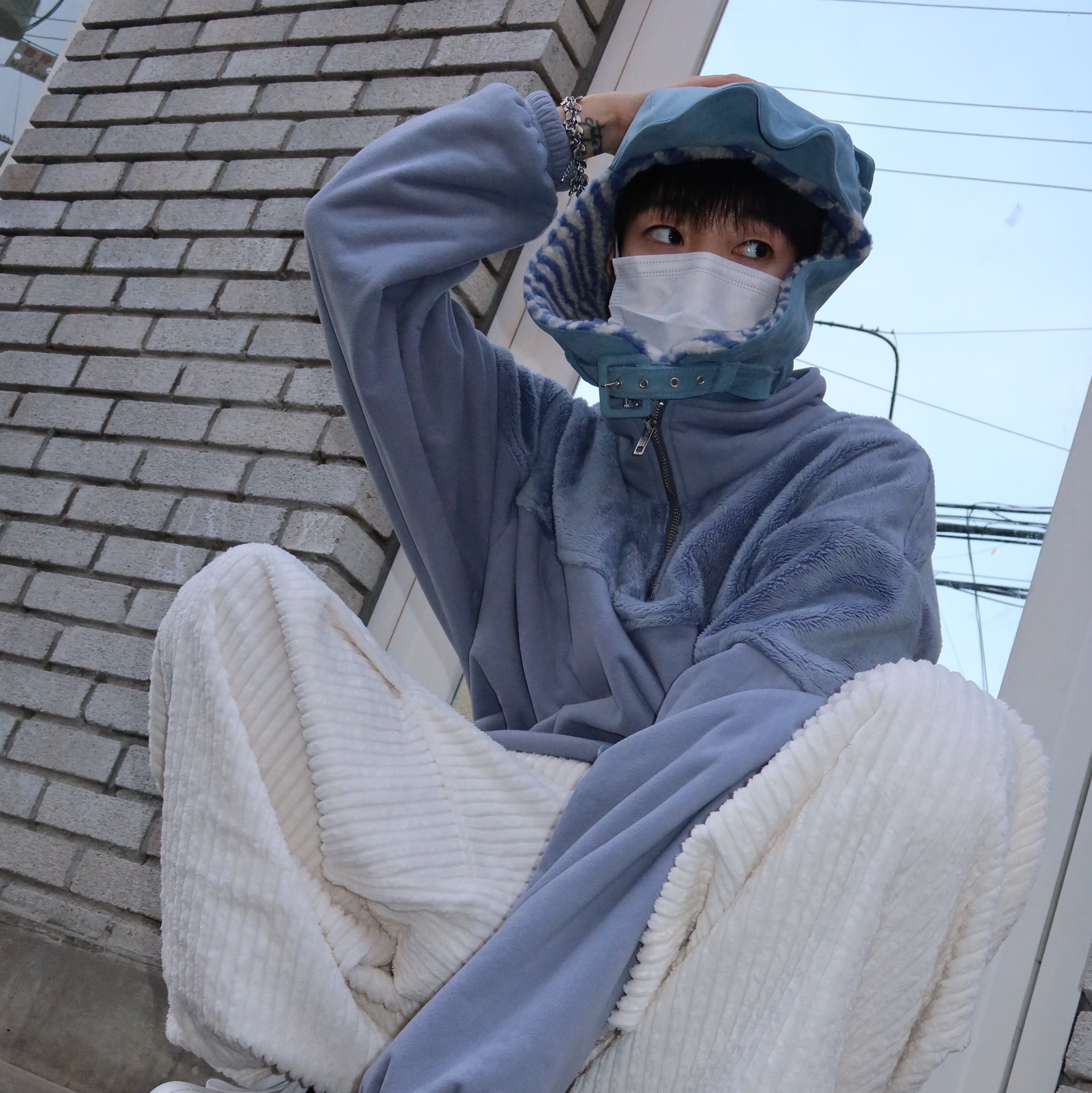 호노 리포트 블록 하프 집 아쿠아, 호노 리포트 리프 브레이슬릿 착용 스타일 - 3
