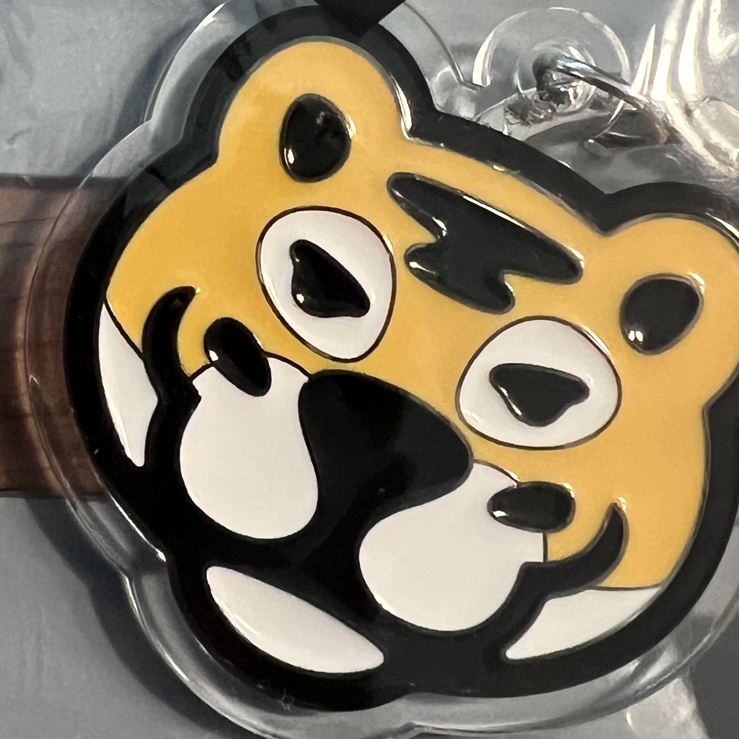 Human Made Acrylic Animal Keyring Yellow 착용 스타일