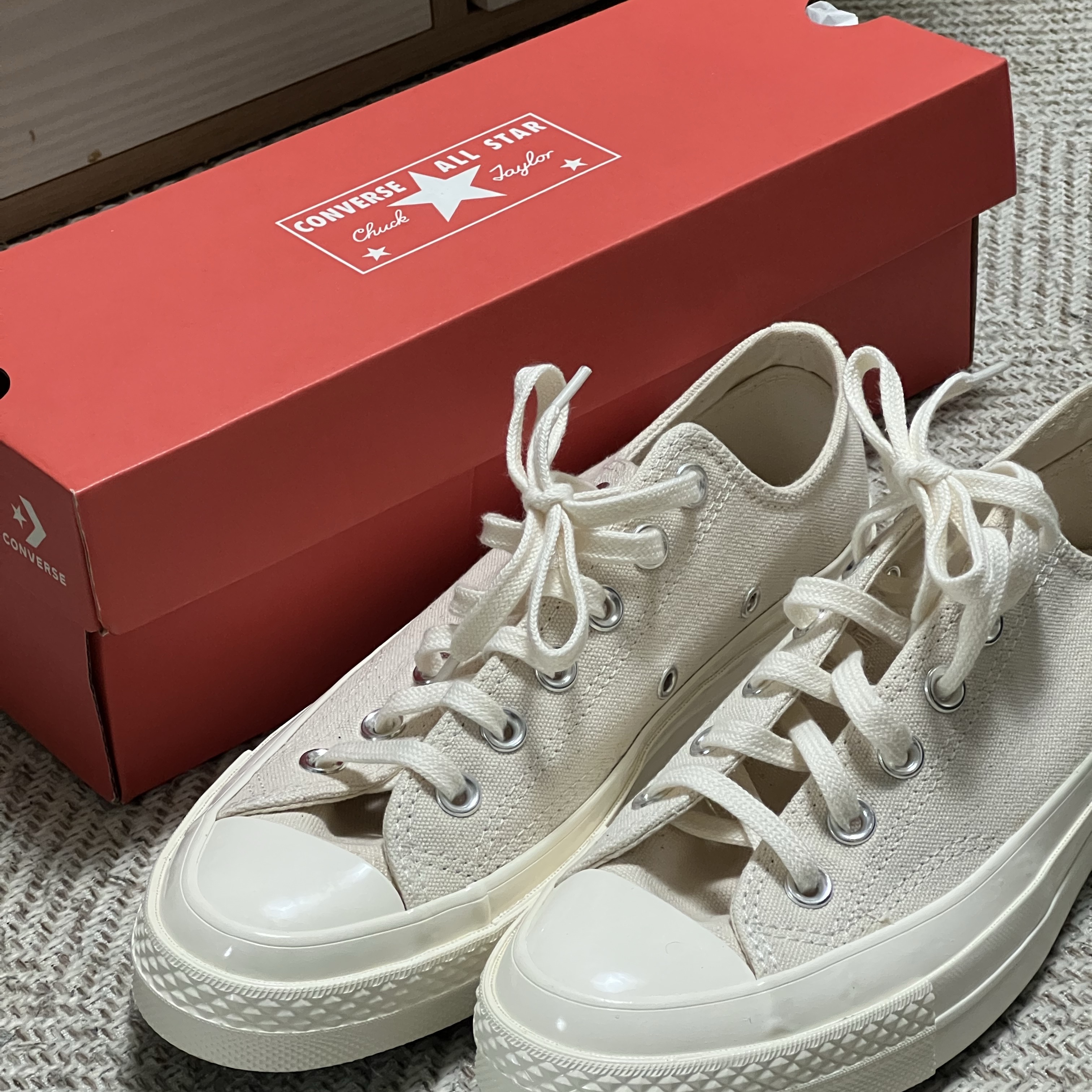 Converse Chuck 70 Ox Vintage Canvas Natural 착용 스타일