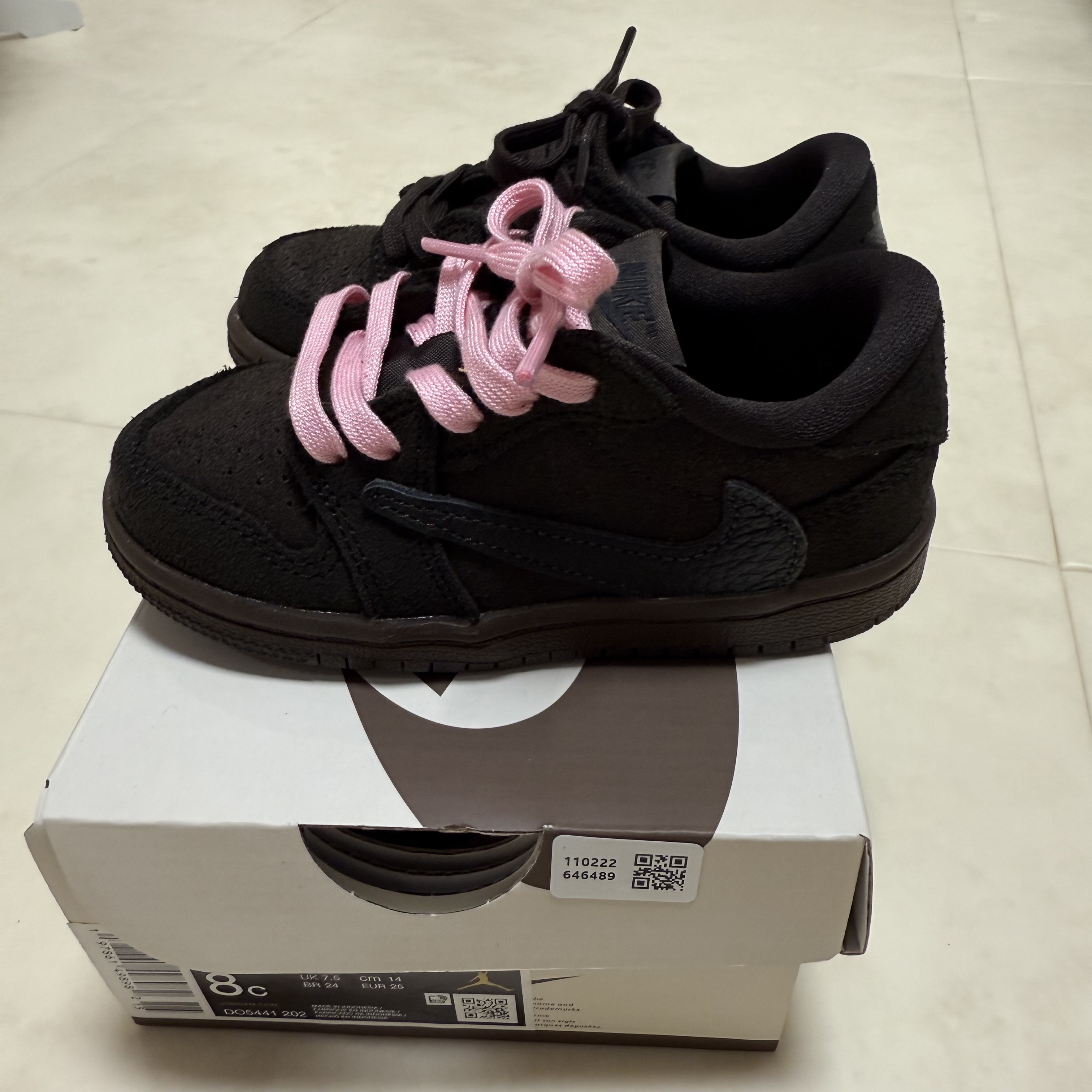 (TD) Jordan 1 x Travis Scott Retro Low OG SP Velvet Brown and Dark Mocha 착용 스타일
