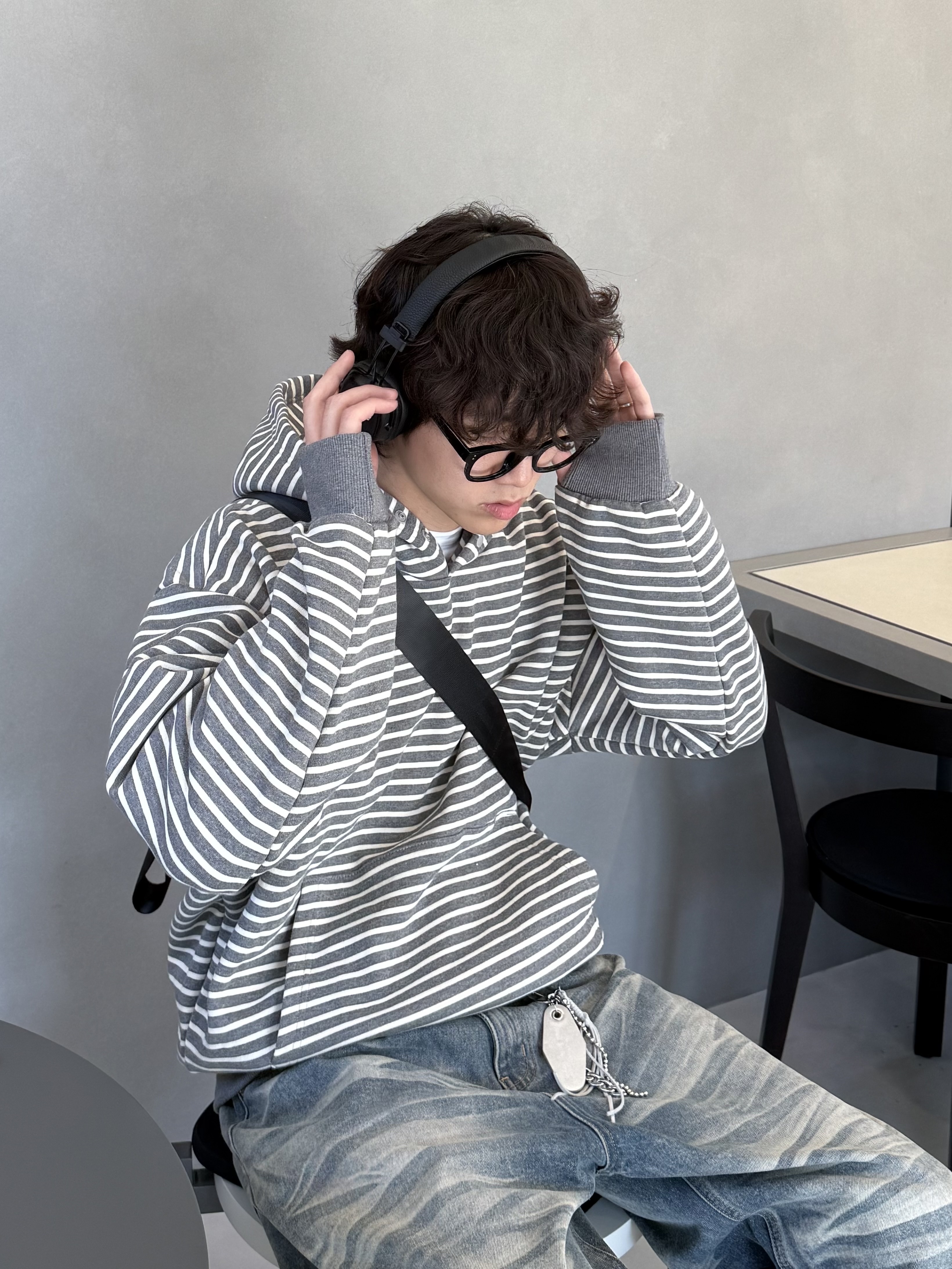발렌시아가 스테로이드 더비 블랙, 마샬 메이저 4 블랙(국내 정식 발매 제품) 착용 스타일 - 4