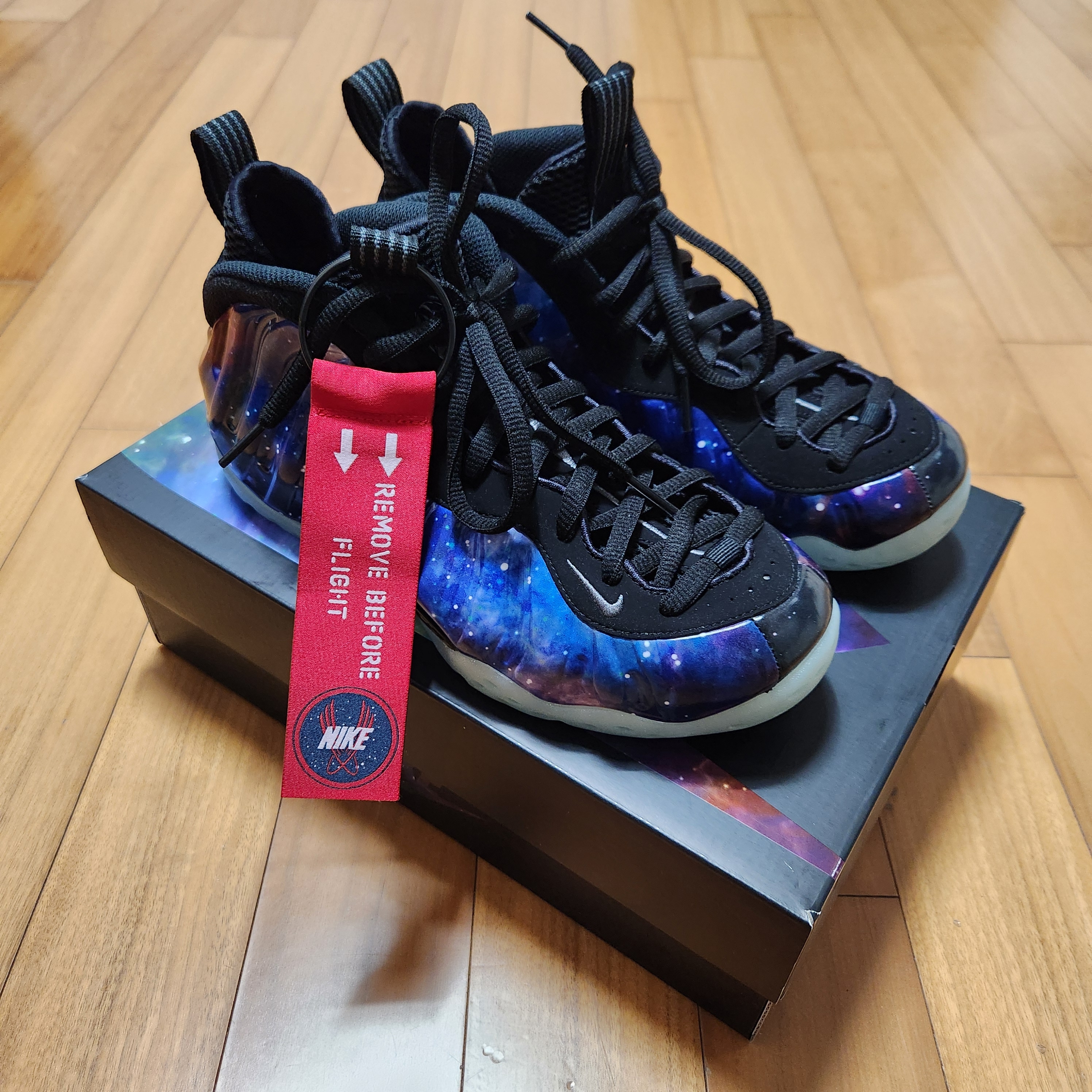 Nike Air Foamposite One Galaxy 착용 스타일 - 3