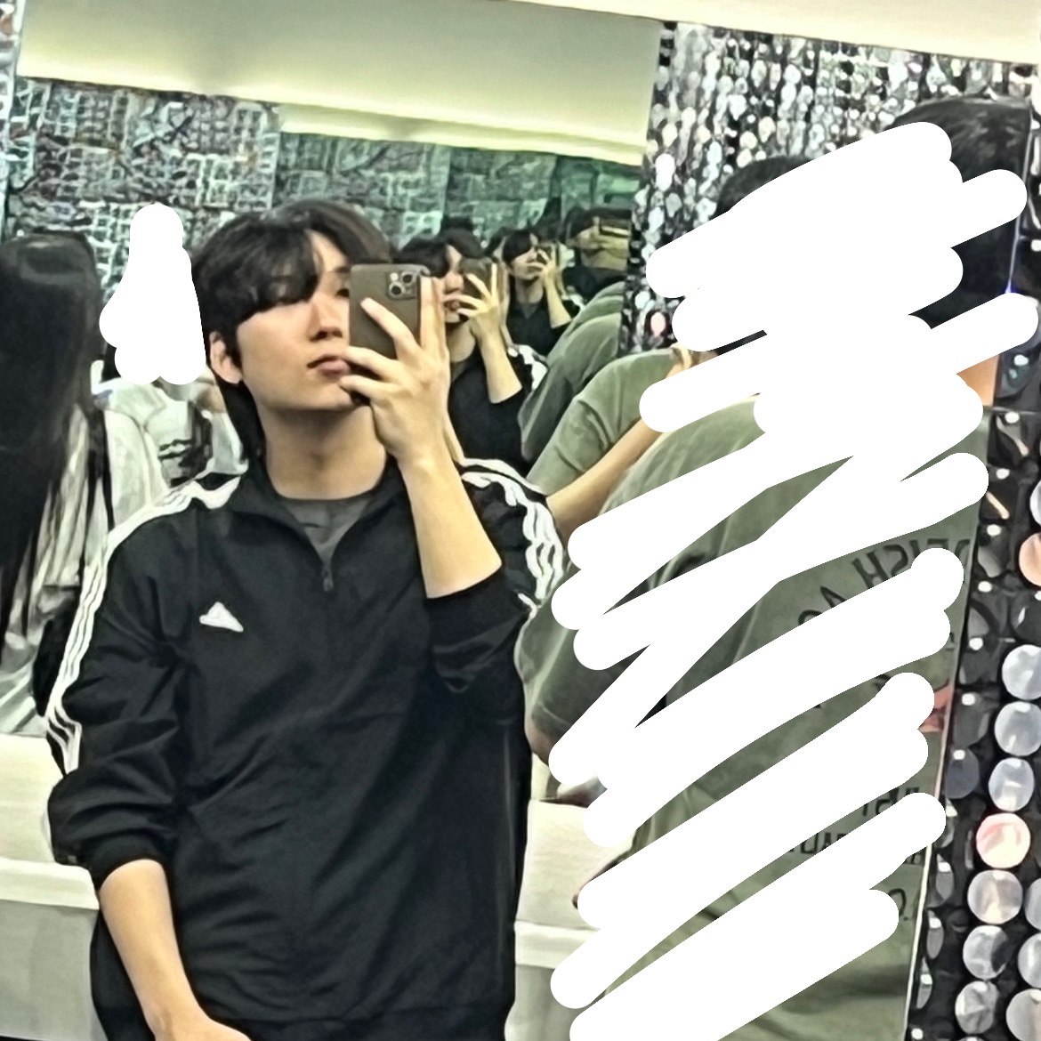 Adidas 3-Stripes Woven Track Suit Black - KR Sizing 착용 스타일