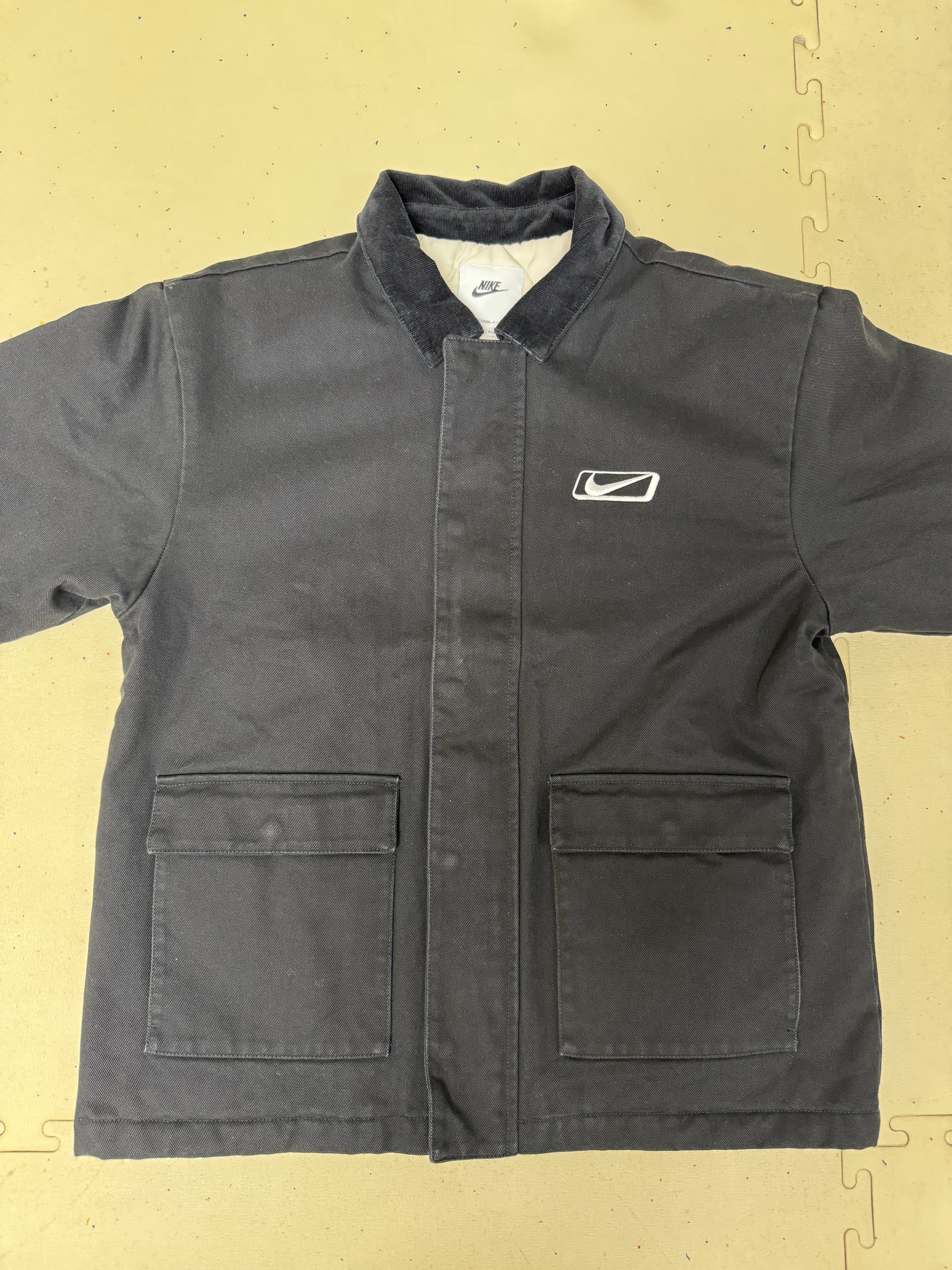 Nike NSW Field Work Jacket Light British Tan Light Orewood Brown - Asia 착용 스타일 - 2