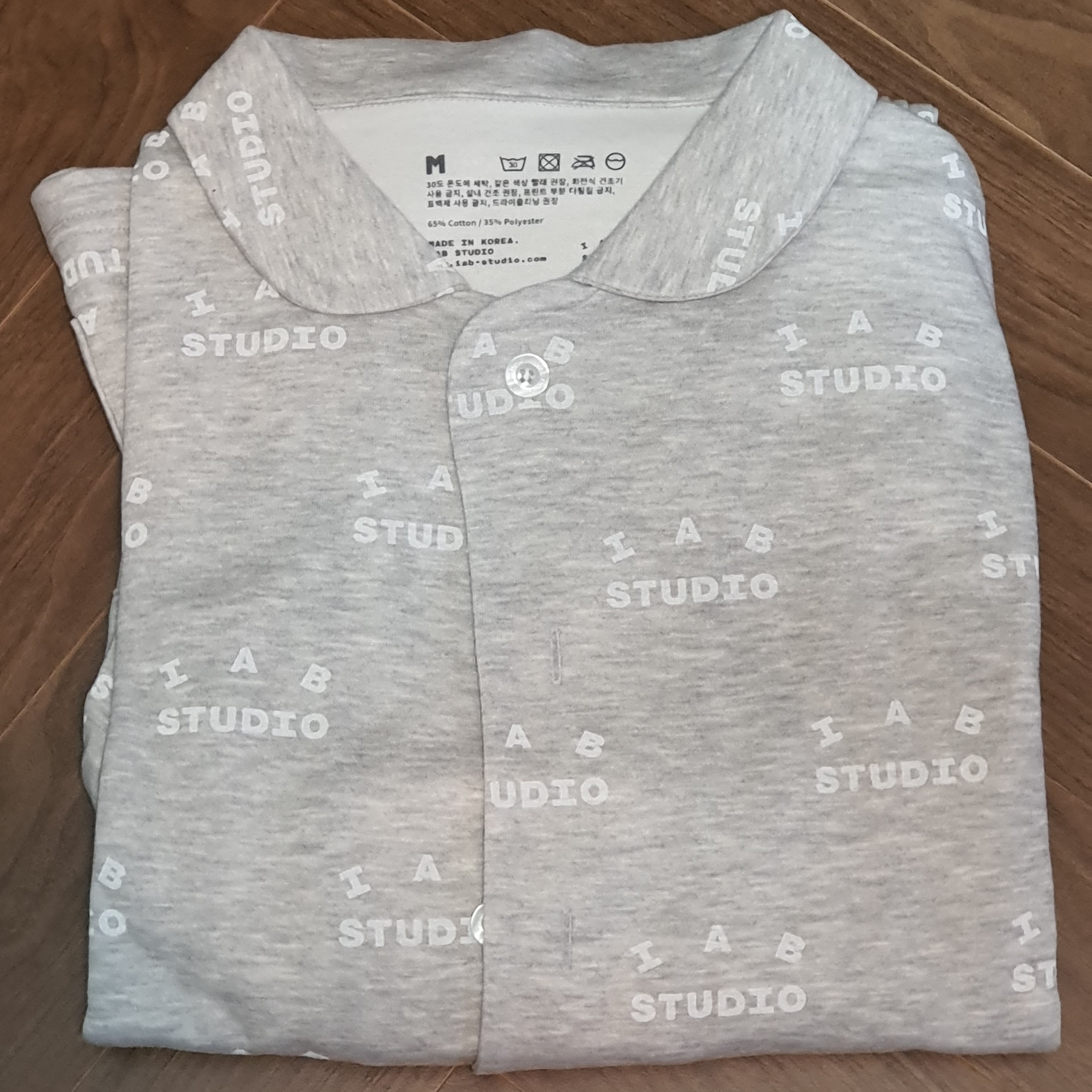 IAB Studio At Home Pajama Set 24' Gray 착용 스타일 - 3