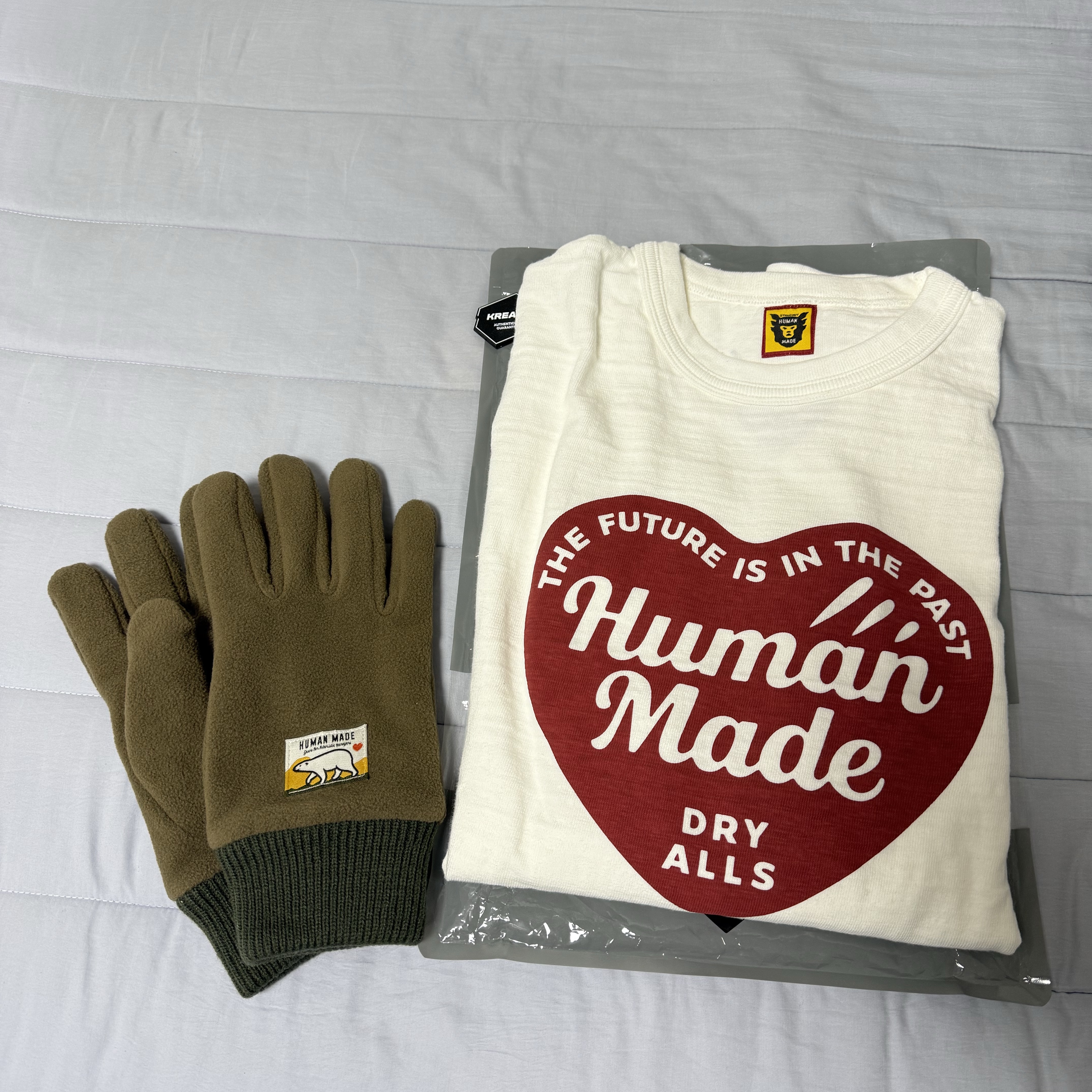HUMAN MADE FLEECE GLOVES OLIVE DRAB サイズL HUMAN MADE Fleece Gloves Olive Drab