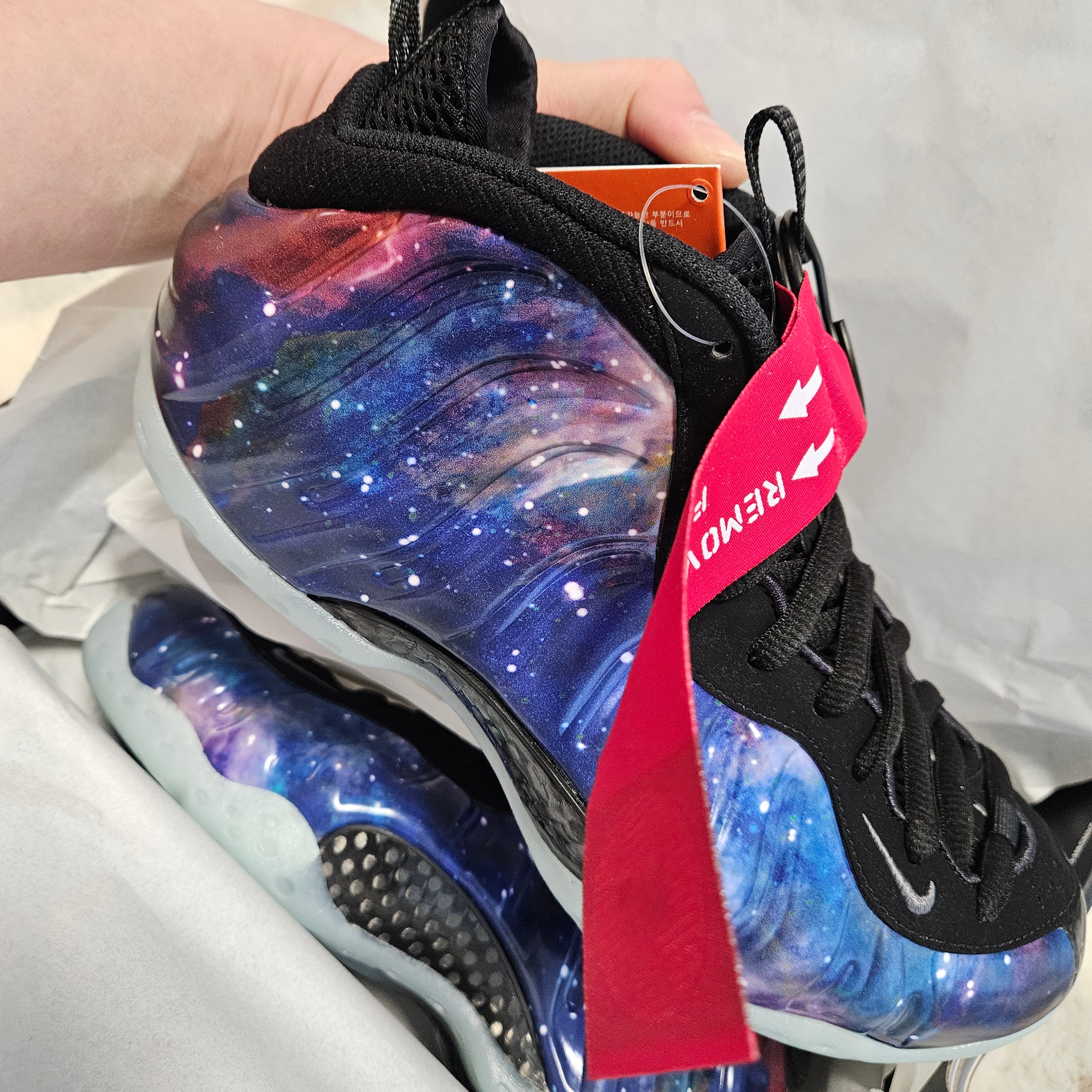 Nike Air Foamposite One Galaxy 착용 스타일 - 1
