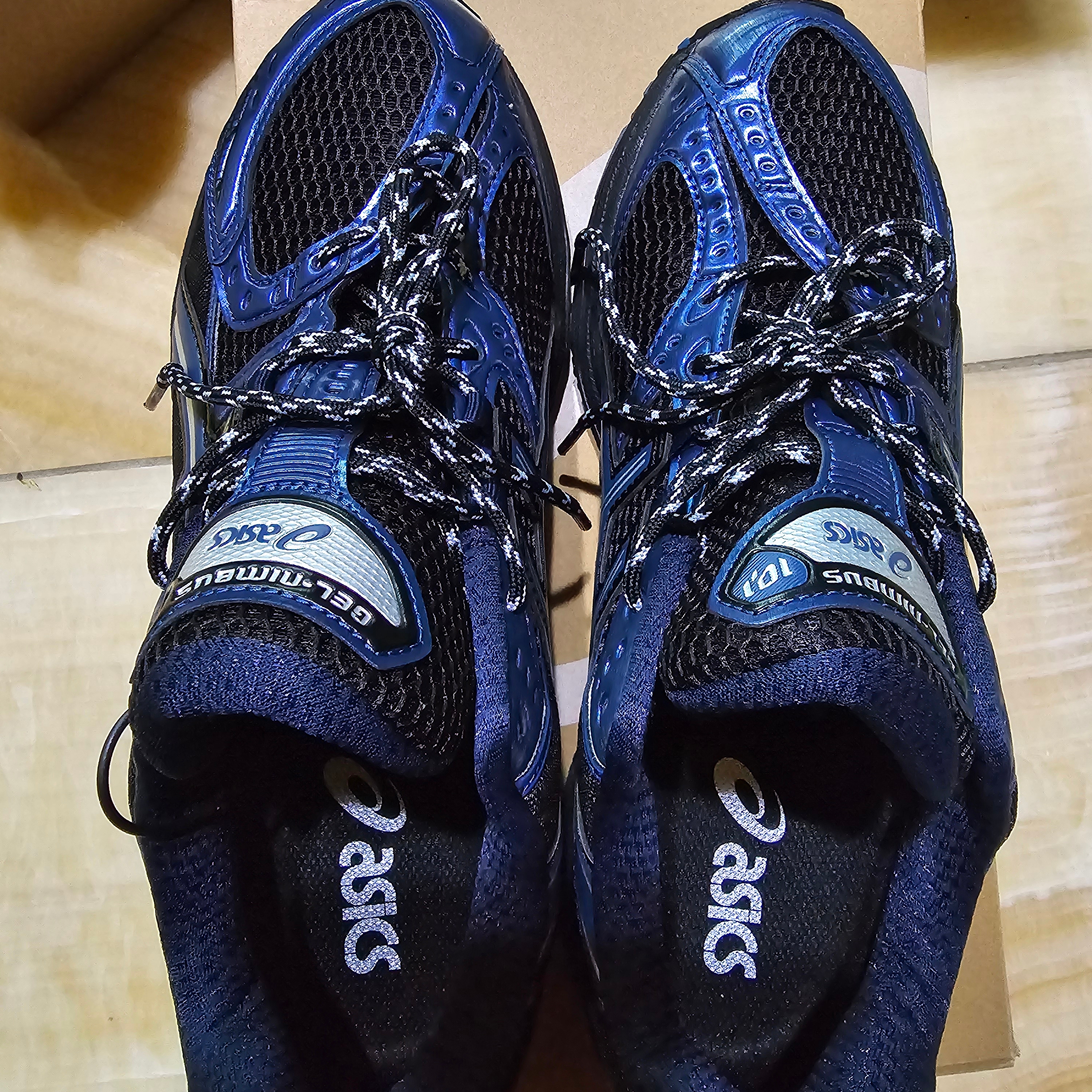Asics Gel-Nimbus 10.1 Black Grand Shark 착용 스타일
