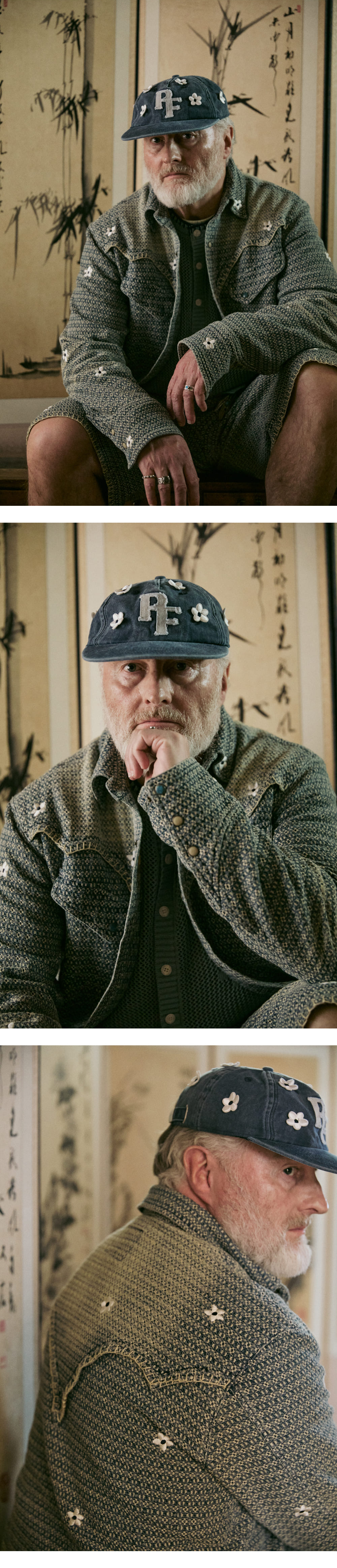 닉기어 x 펜필드 페이디 플라워 5P 캡 네이비 | NICK GEAR | KREAM