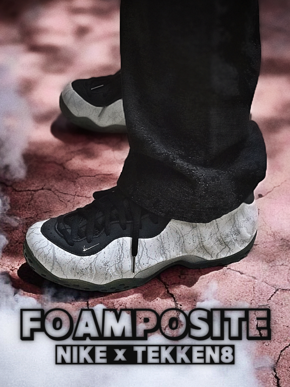 Nike x Tekken 8 Air Foamposite One PRM Jin 착용 스타일