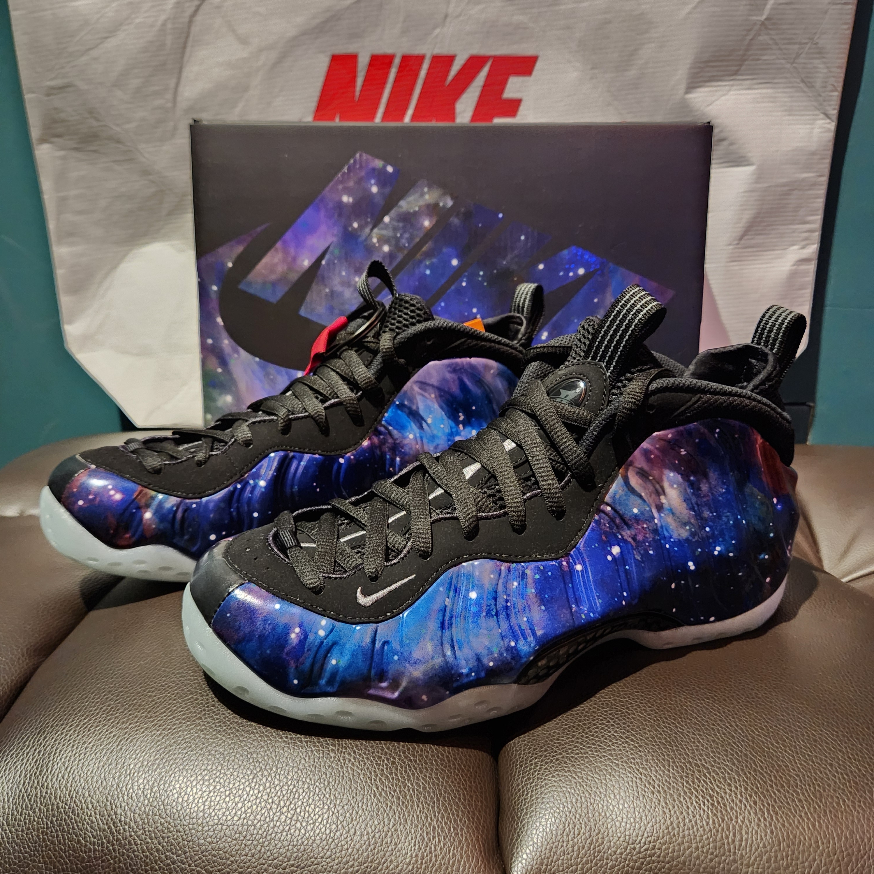 Nike Air Foamposite One Galaxy 착용 스타일 - 2