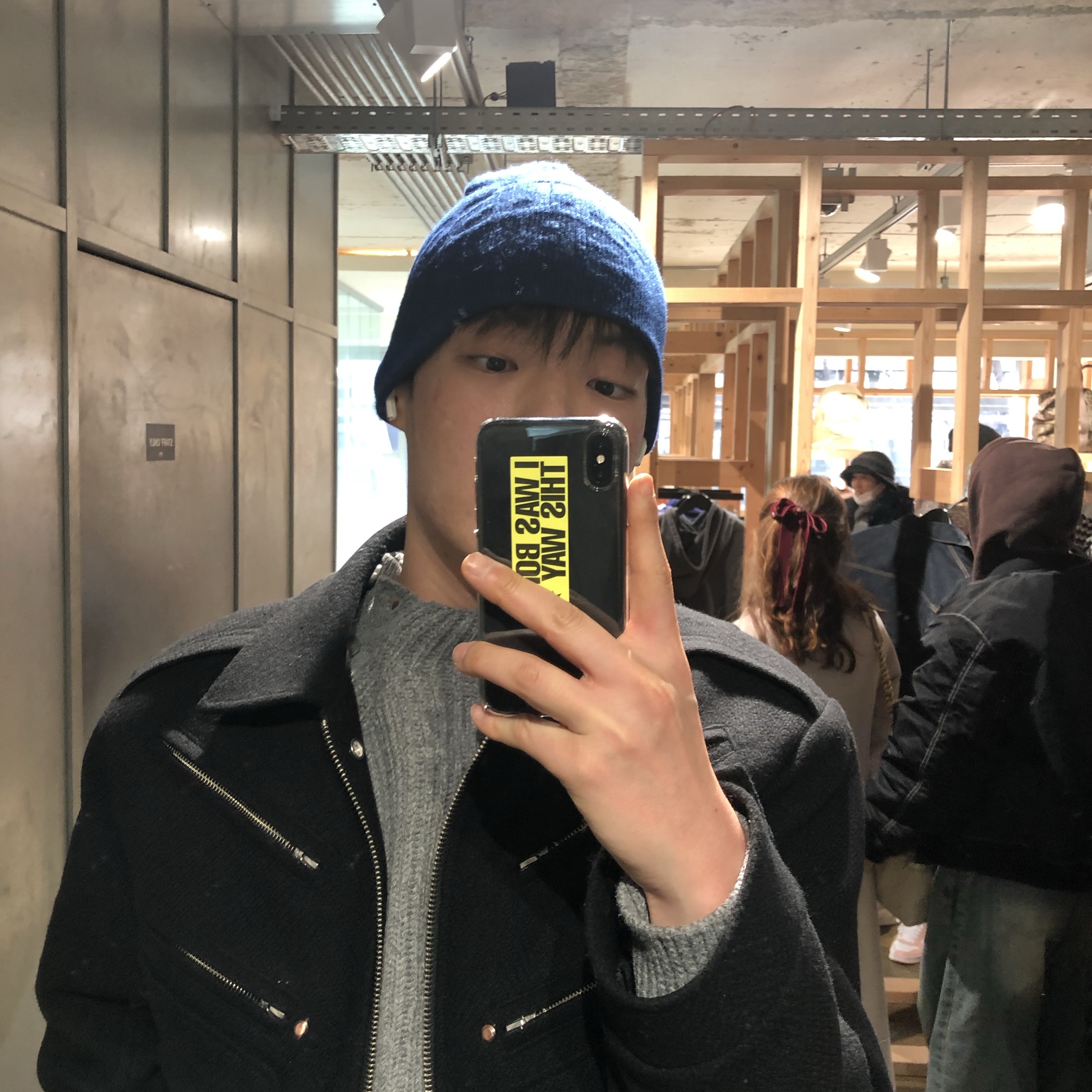Stussy Skullcap Stussy Sport Deboss Blue 착용 스타일 - 1