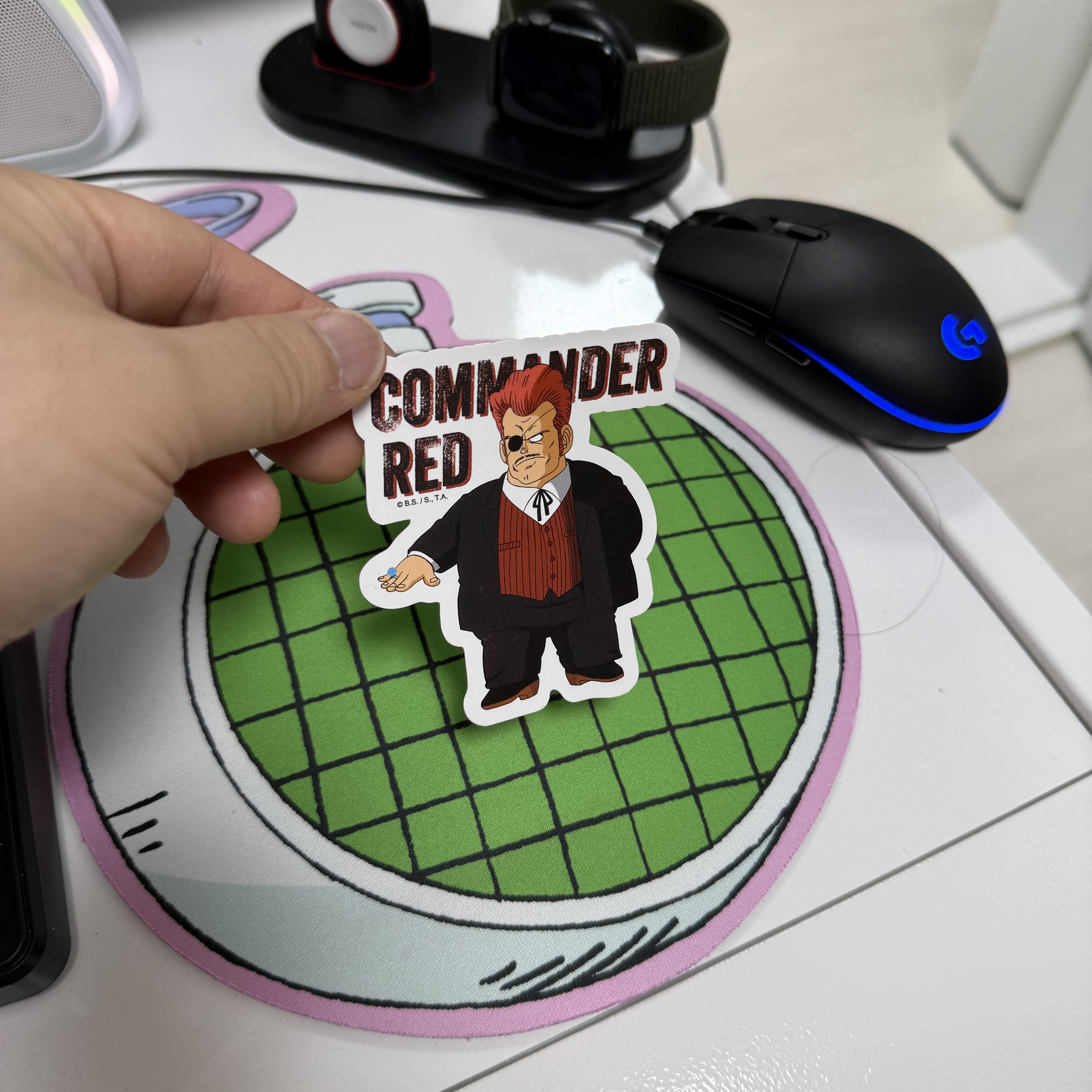 DB Graphic Mouse Pad Radar 착용 스타일 - 1