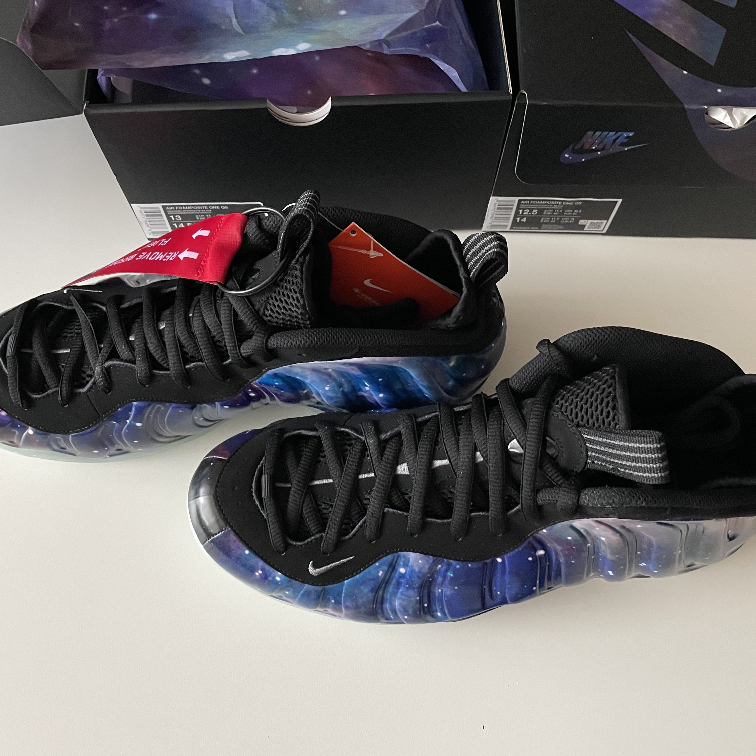 Nike Air Foamposite One Galaxy 착용 스타일 - 2