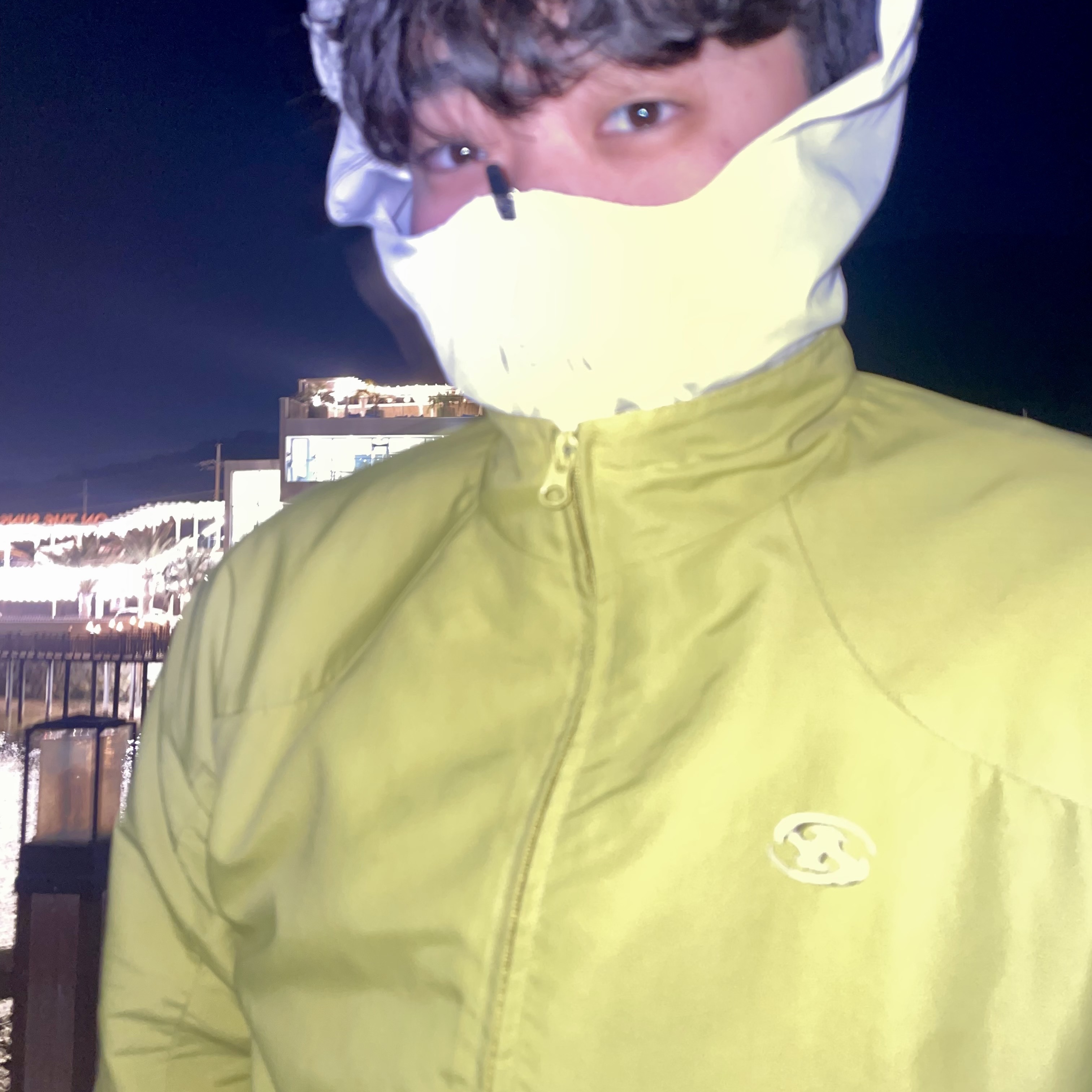 Sansan Gear Docking Jacket Lime - 22FW, Nike Air Force 1 '07 Low Triple Black 착용 스타일 - 3